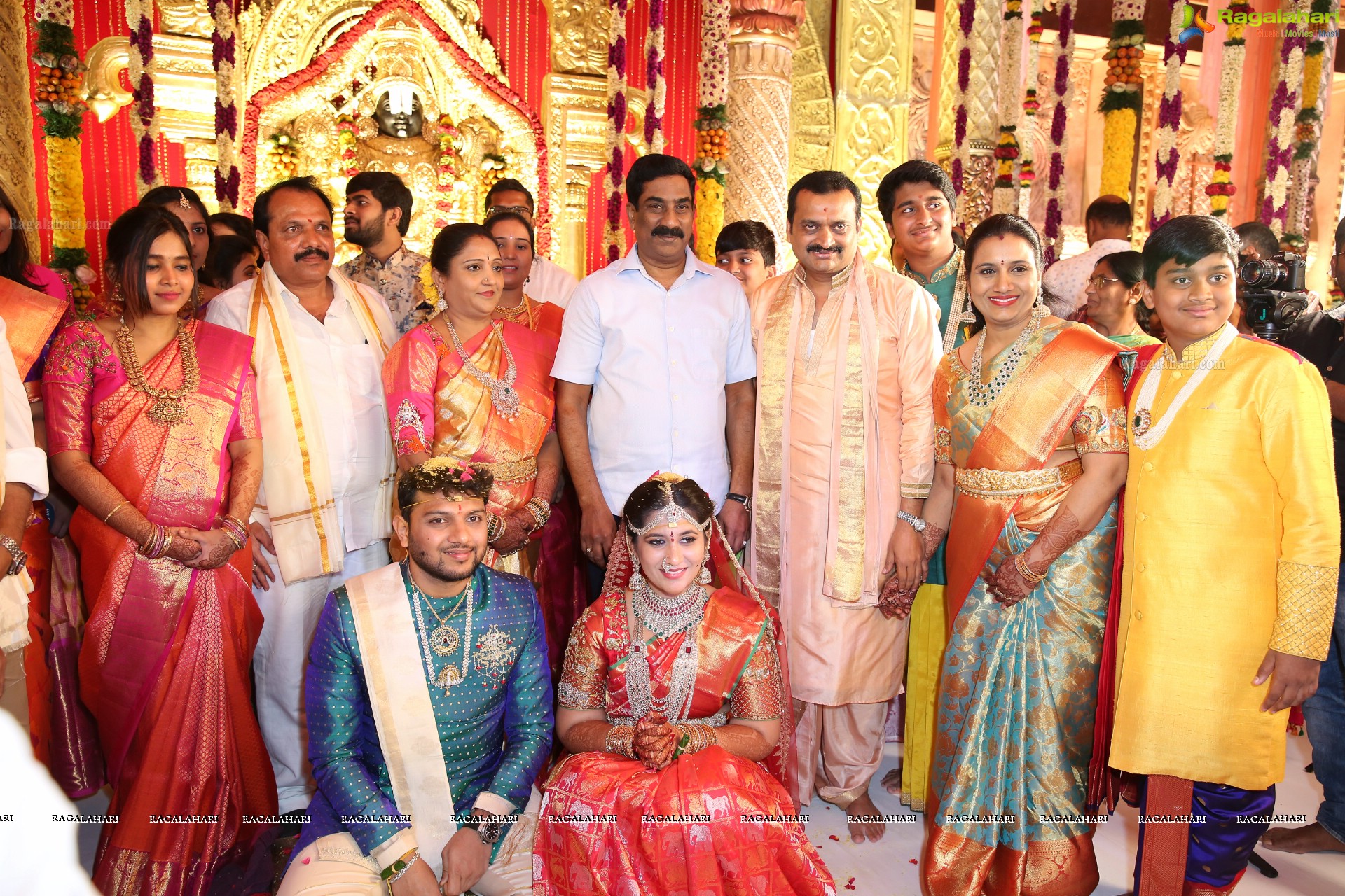 Bandla Ganesh Brother's Daughter Ashritha-Sai Pavan Wedding Ceremony at JRC Convention