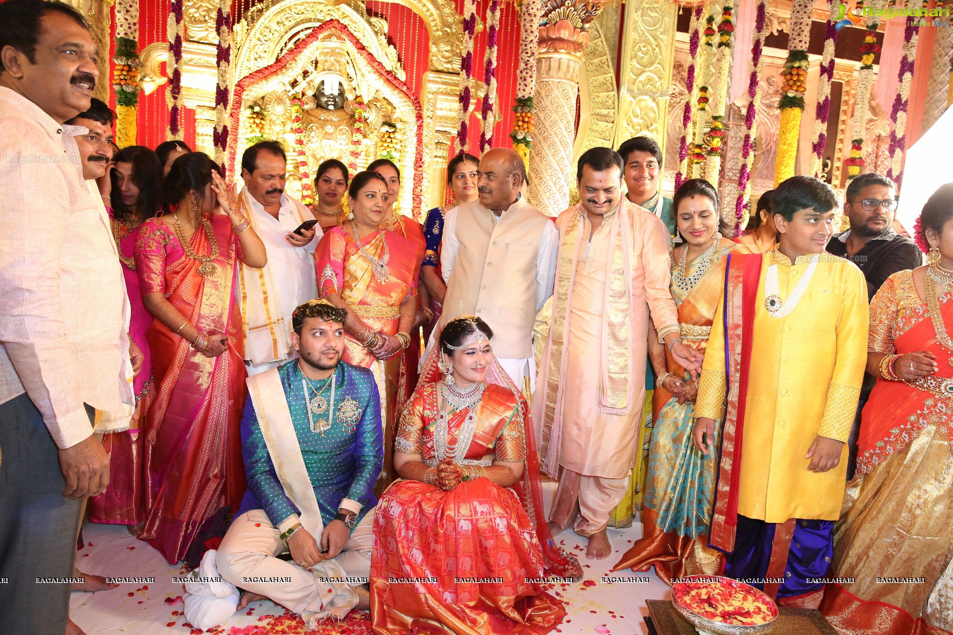 Bandla Ganesh Brother's Daughter Ashritha-Sai Pavan Wedding Ceremony at JRC Convention