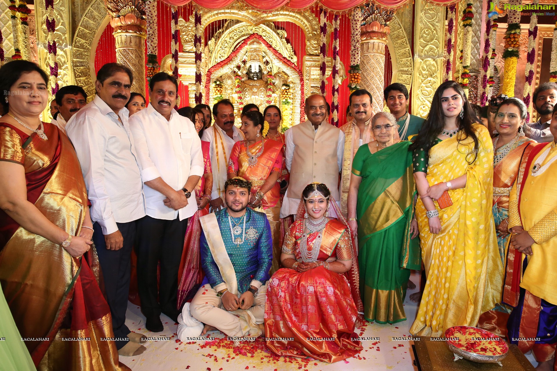 Bandla Ganesh Brother's Daughter Ashritha-Sai Pavan Wedding Ceremony at JRC Convention