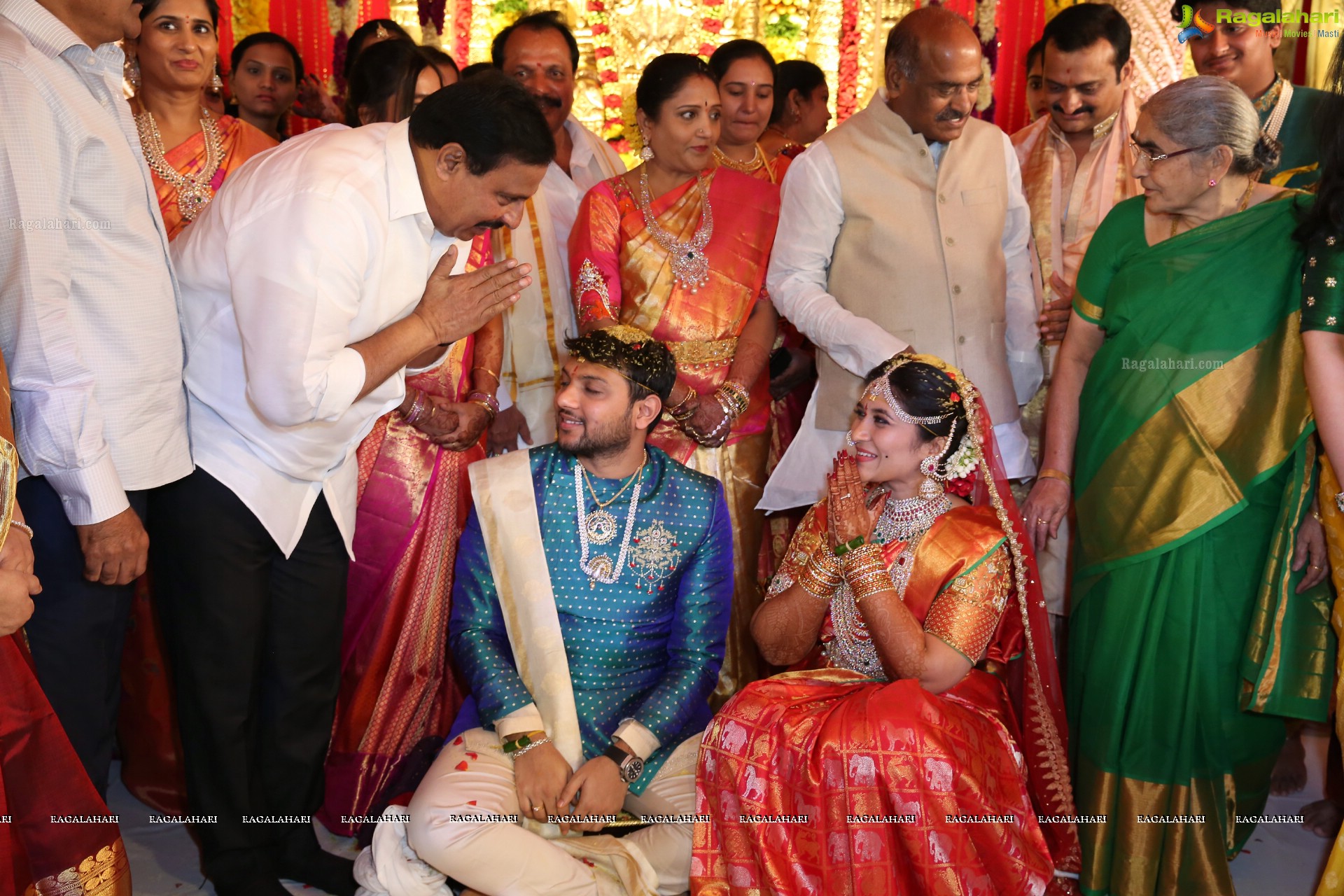 Bandla Ganesh Brother's Daughter Ashritha-Sai Pavan Wedding Ceremony at JRC Convention