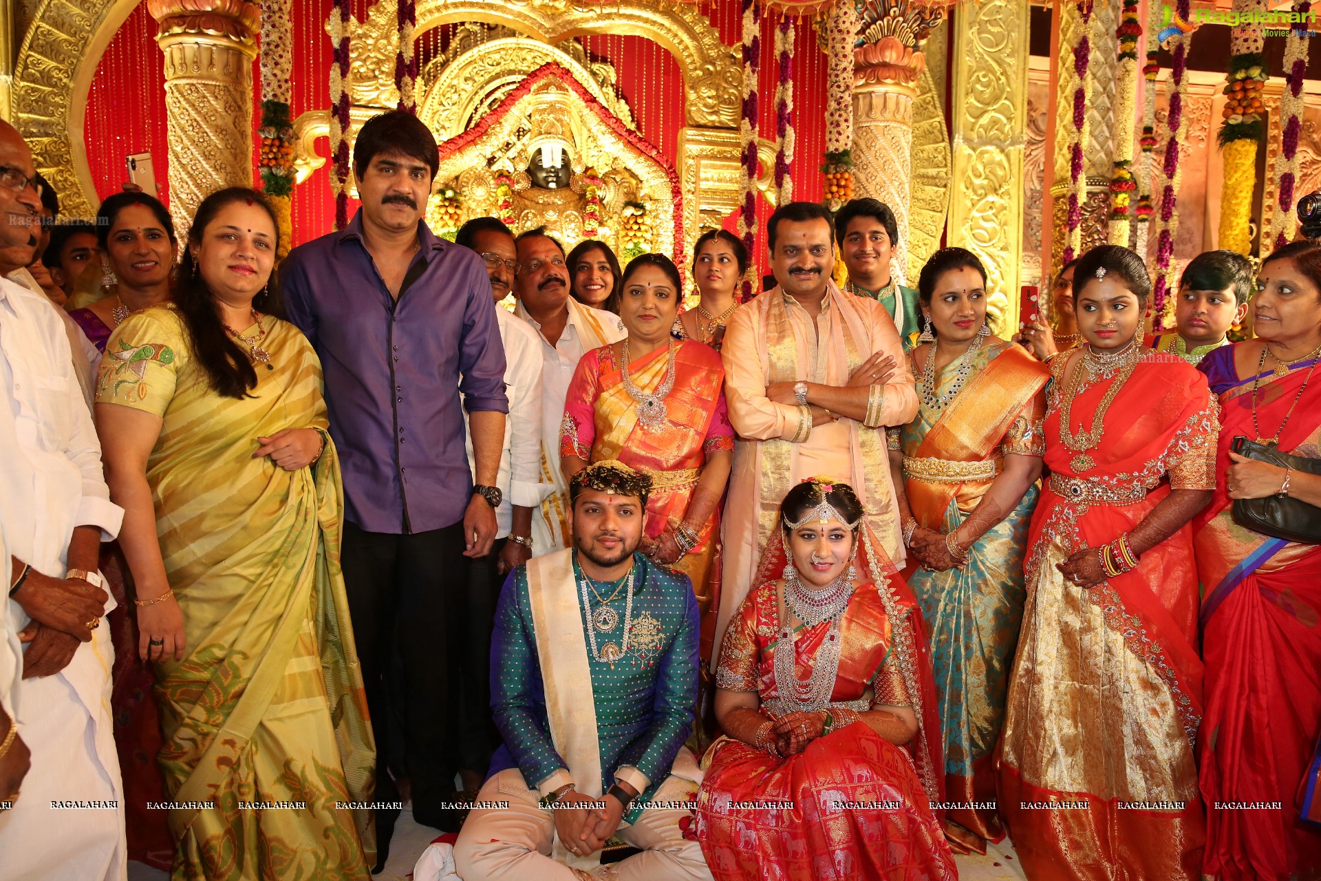 Bandla Ganesh Brother's Daughter Ashritha-Sai Pavan Wedding Ceremony at JRC Convention