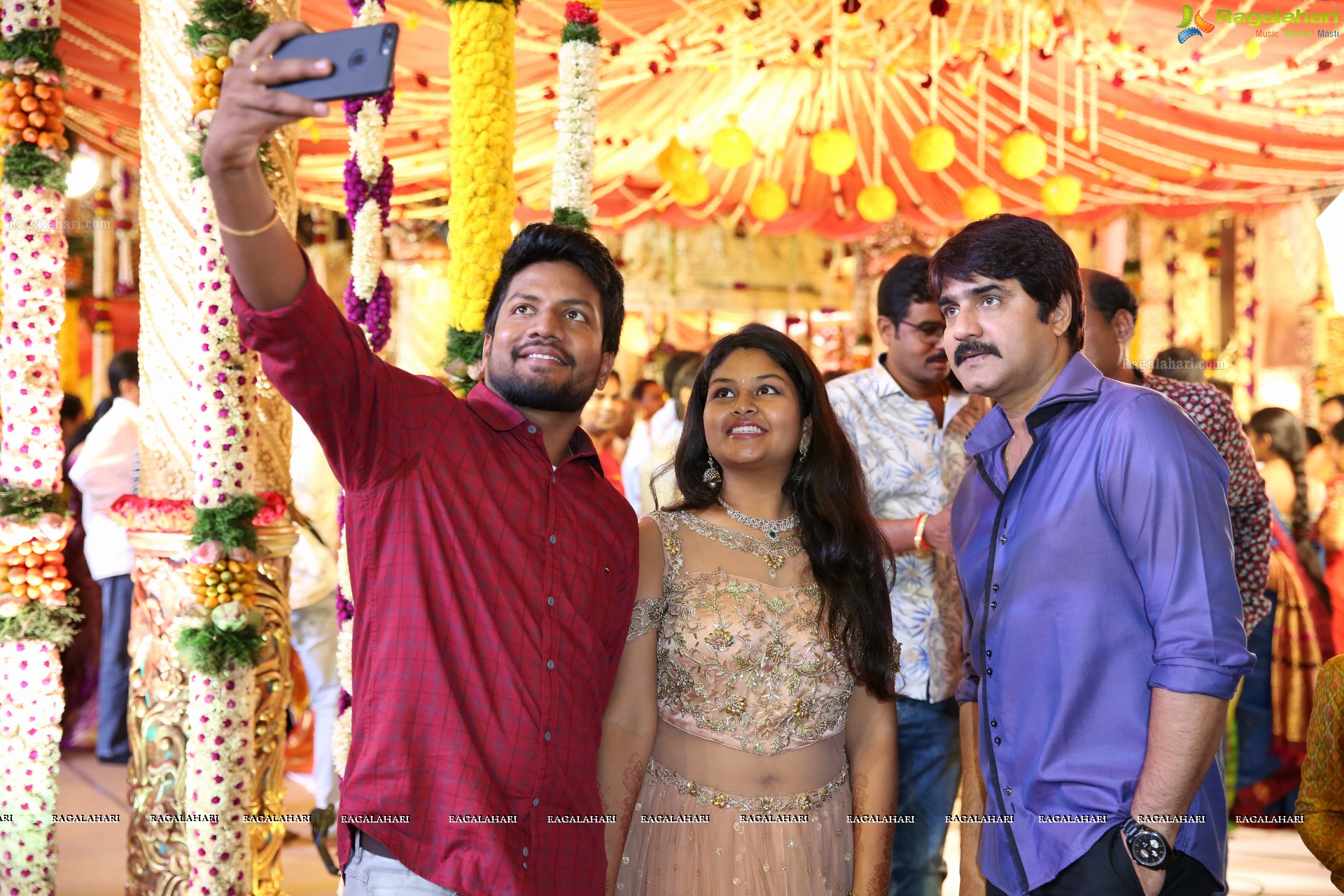 Bandla Ganesh Brother's Daughter Ashritha-Sai Pavan Wedding Ceremony at JRC Convention