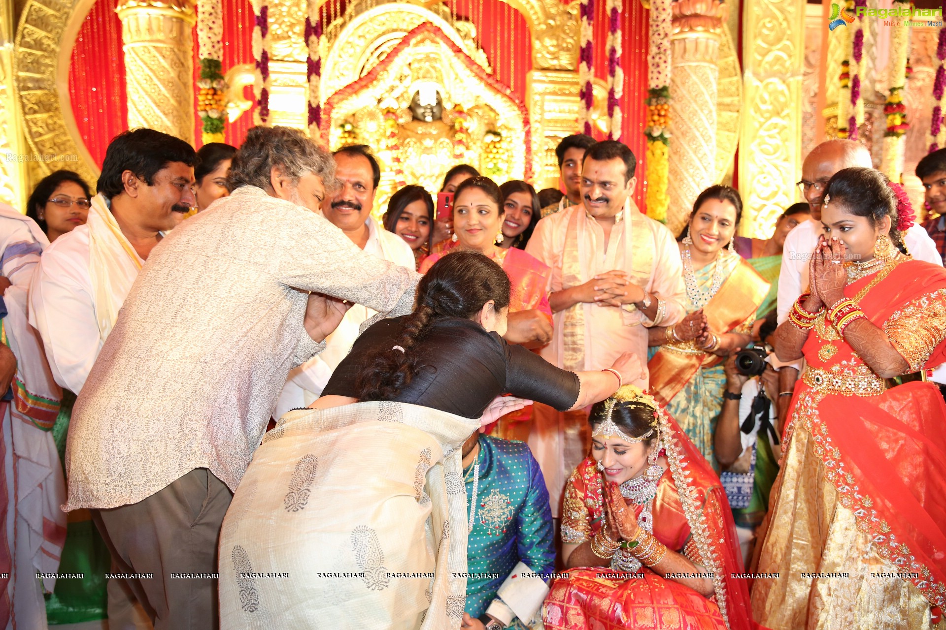 Bandla Ganesh Brother's Daughter Ashritha-Sai Pavan Wedding Ceremony at JRC Convention