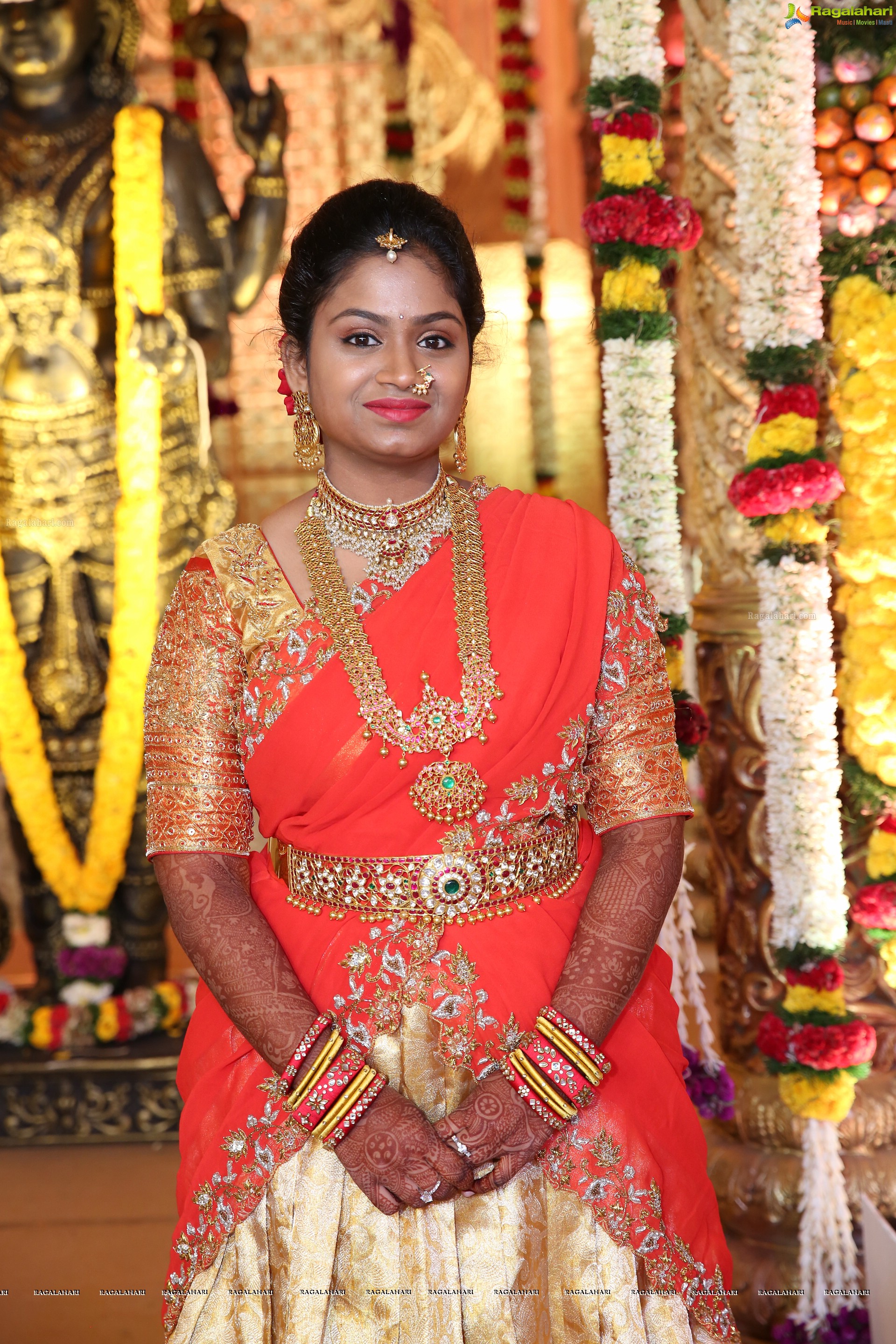 Bandla Ganesh Brother's Daughter Ashritha-Sai Pavan Wedding Ceremony at JRC Convention