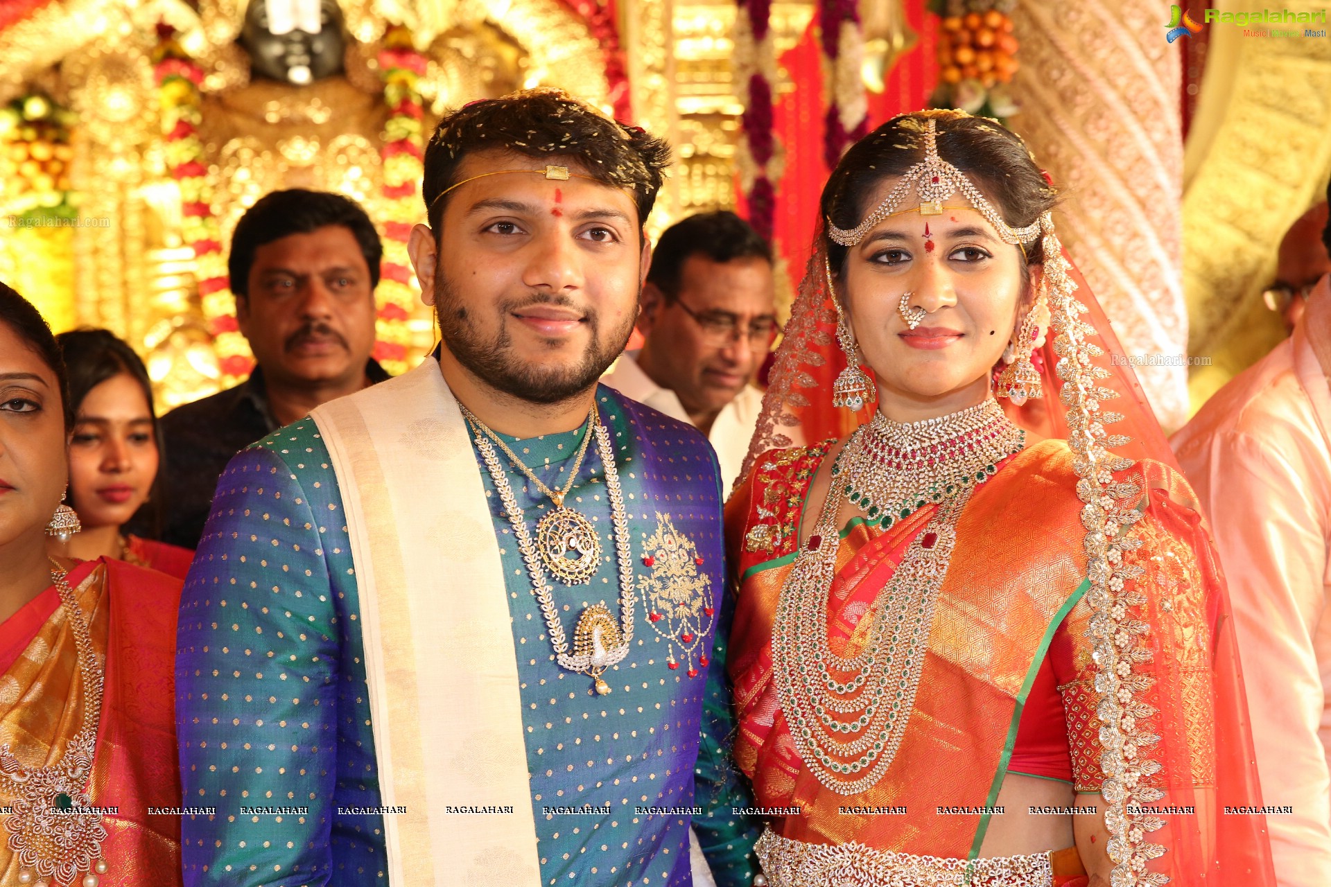 Bandla Ganesh Brother's Daughter Ashritha-Sai Pavan Wedding Ceremony at JRC Convention