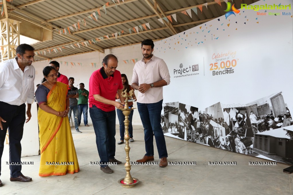 Project 511 - Donation of 25,000 benches for Govt Schools at Govt High School, Banjara Hills, Hyderabad