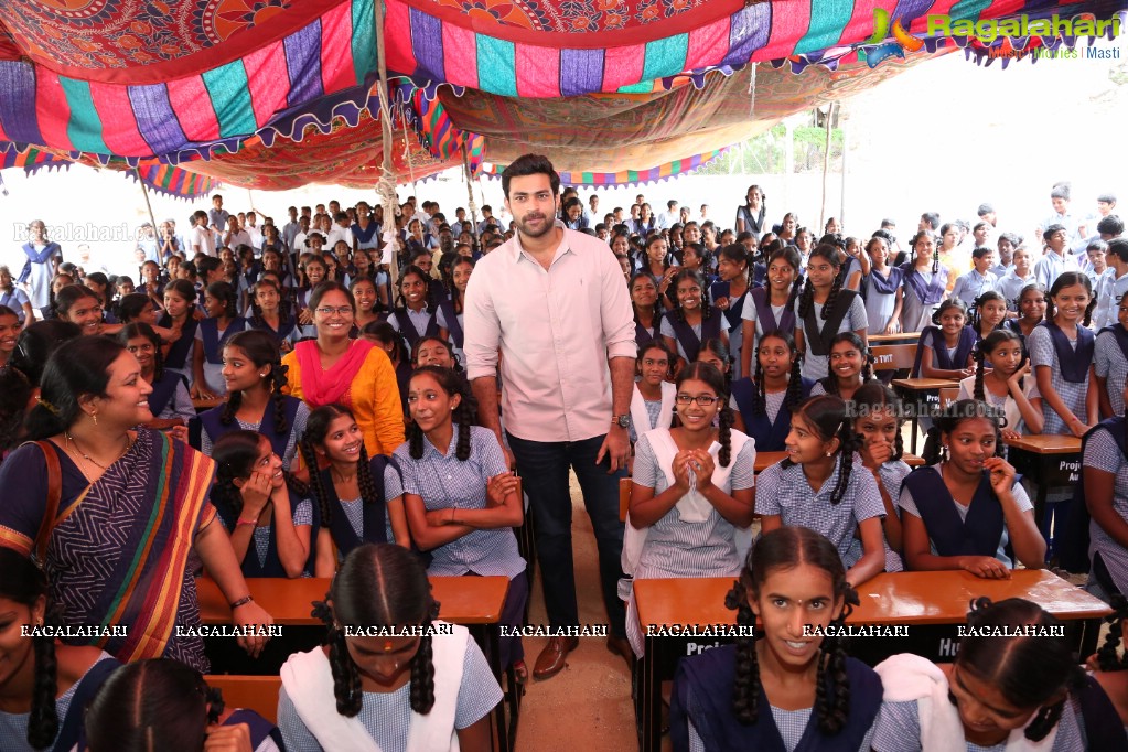 Project 511 - Donation of 25,000 benches for Govt Schools at Govt High School, Banjara Hills, Hyderabad