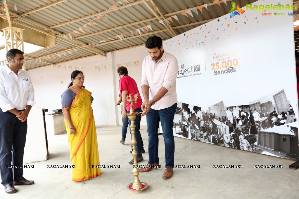 Project 511 - Donation of 25,000 benches for Govt Schools at Govt High School, Banjara Hills, Hyderabad