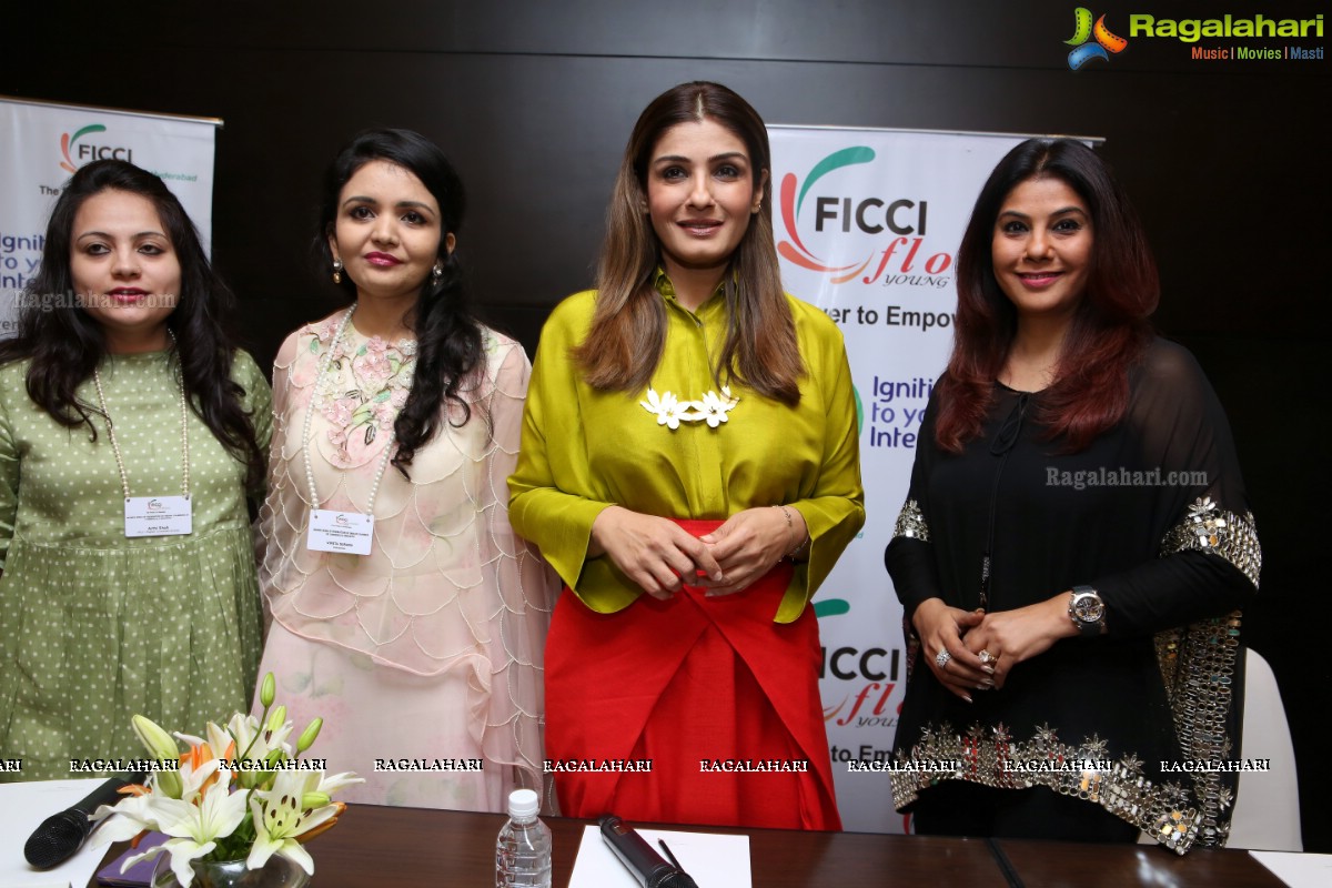 FICCI YFLO - Interactive Session with Raveena Tandon