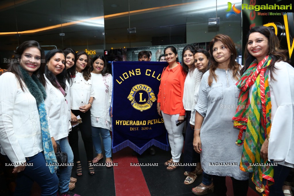 Gold Special Fund Raiser Show by Lions Club of Hyderabad Petals at PVR Cinemas, Banjara Hills