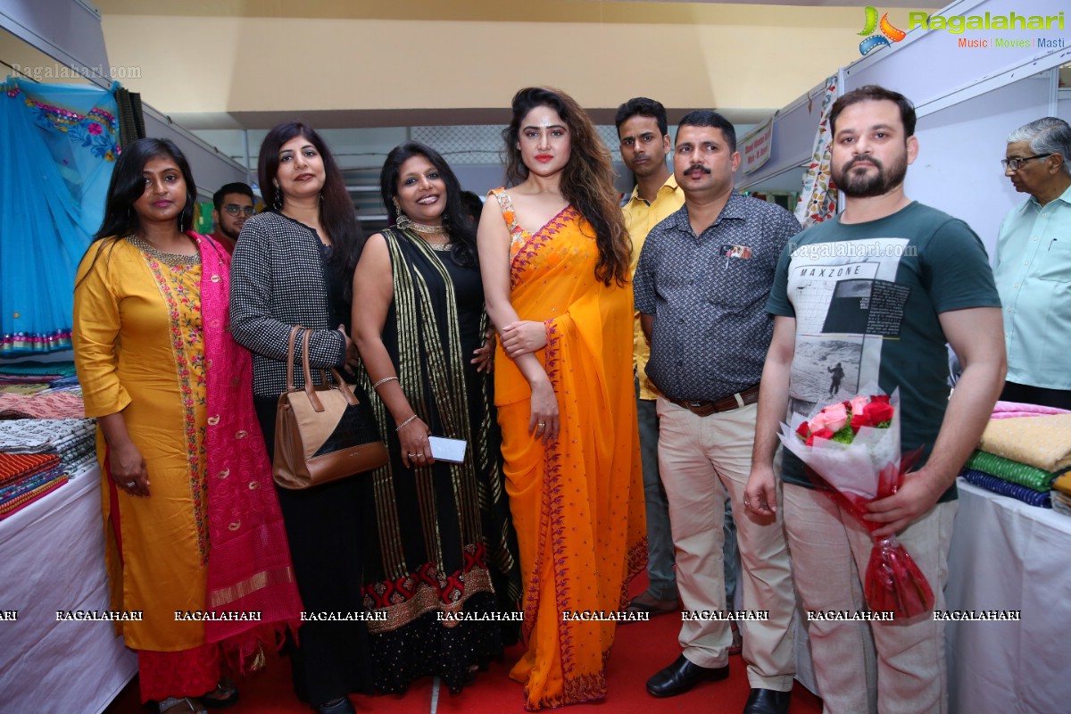 Actress Sony Charishta & Socialite Neelima Vemula Launched National Silk Expo-2018