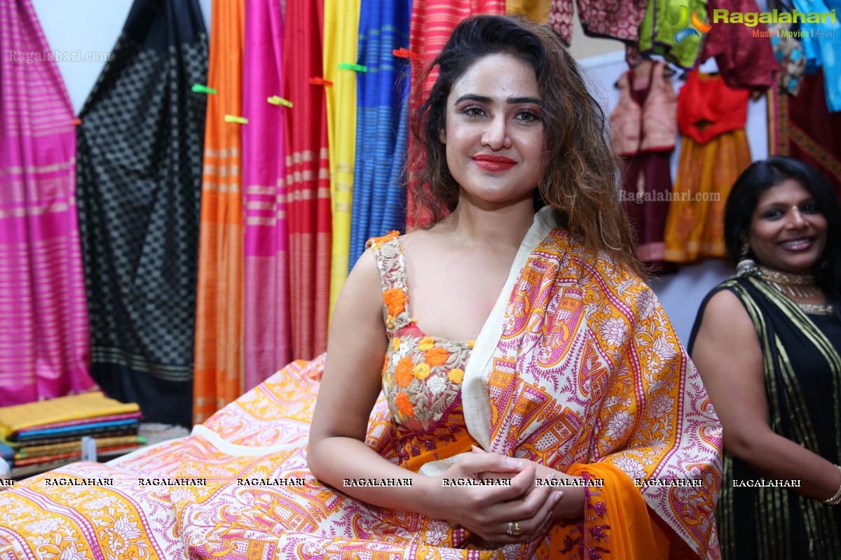 Actress Sony Charishta & Socialite Neelima Vemula Launched National Silk Expo-2018