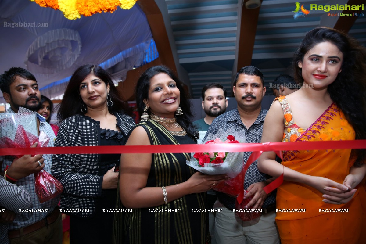 Actress Sony Charishta & Socialite Neelima Vemula Launched National Silk Expo-2018