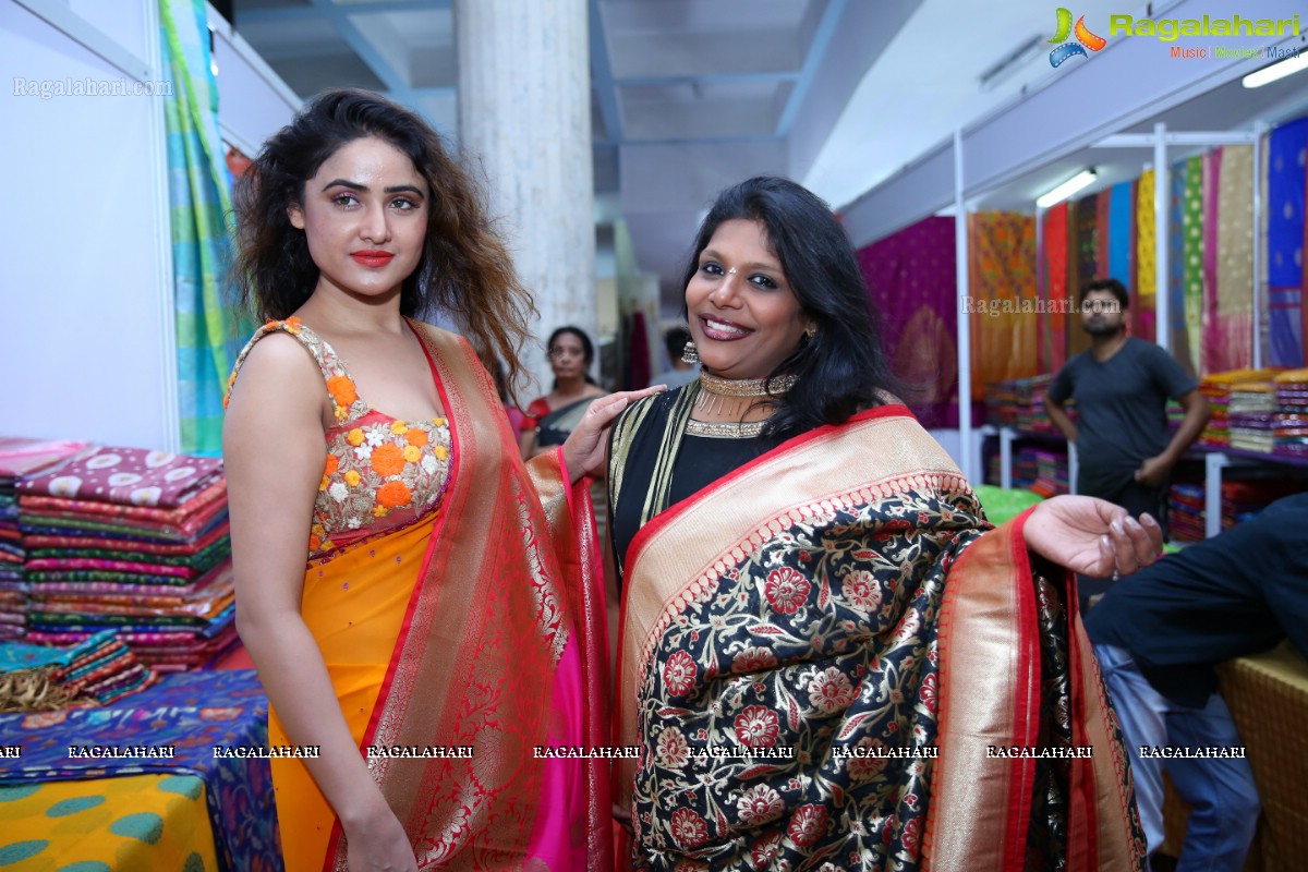 Actress Sony Charishta & Socialite Neelima Vemula Launched National Silk Expo-2018