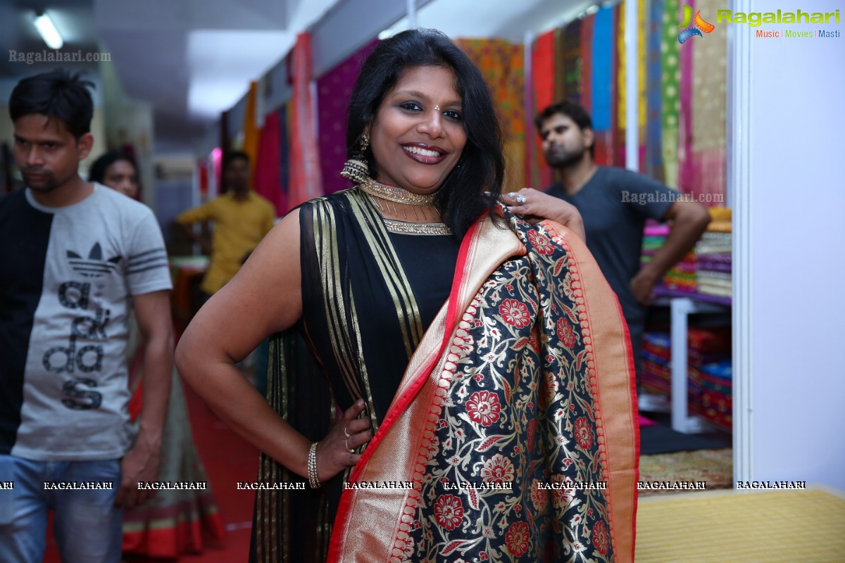 Actress Sony Charishta & Socialite Neelima Vemula Launched National Silk Expo-2018