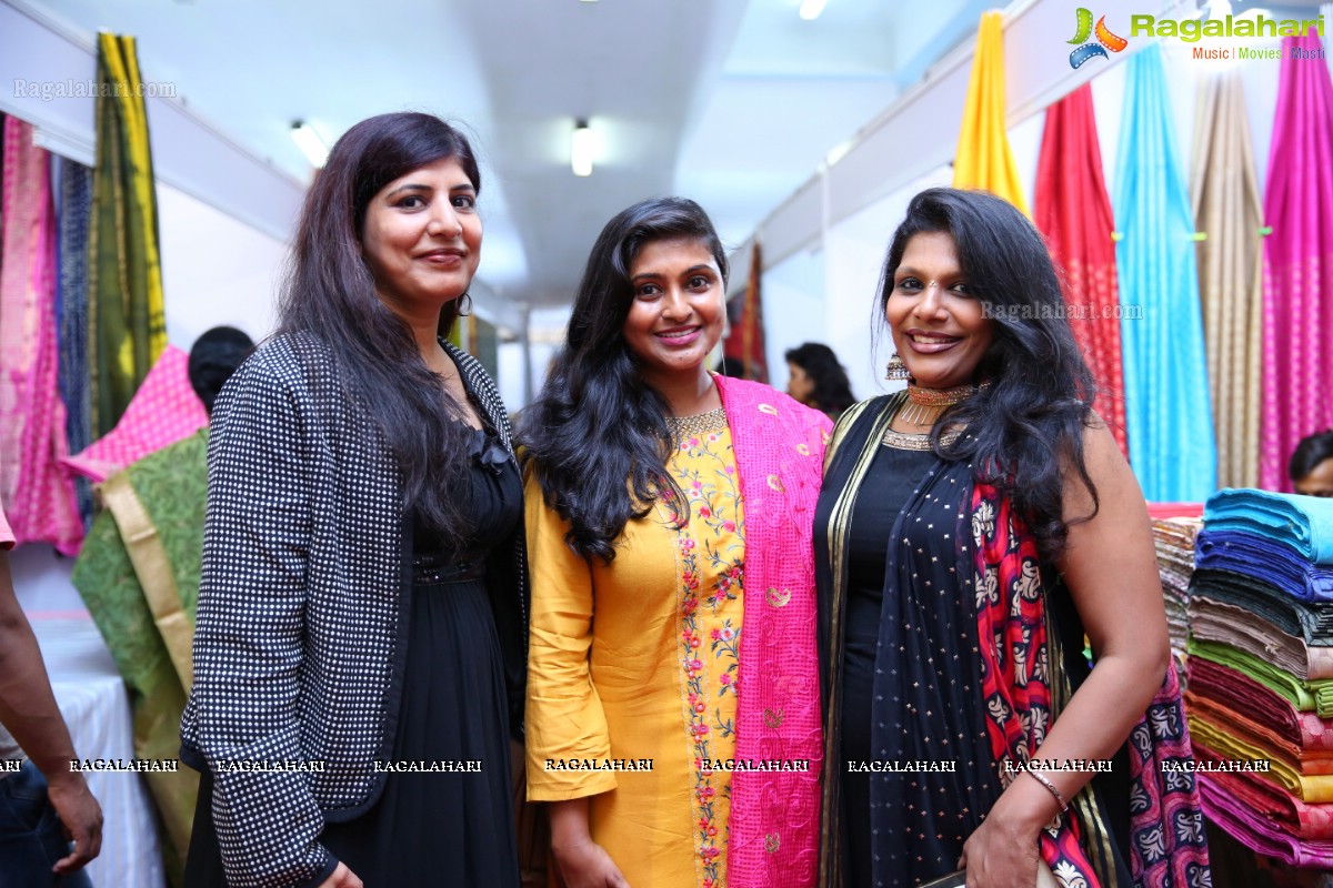 Actress Sony Charishta & Socialite Neelima Vemula Launched National Silk Expo-2018