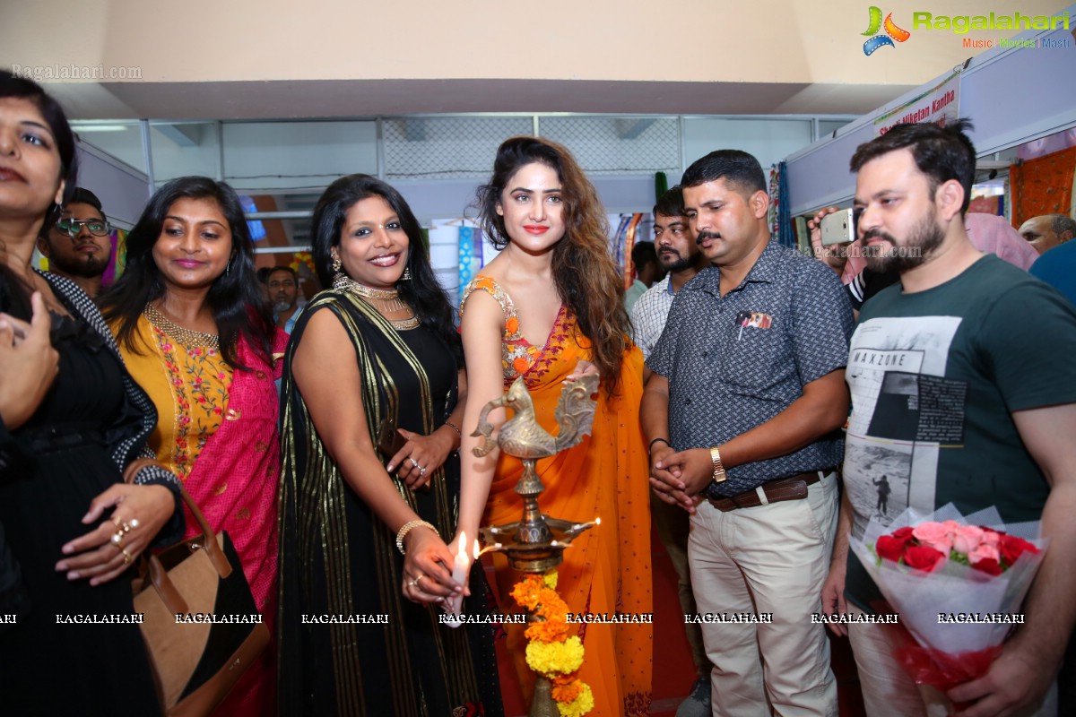 Actress Sony Charishta & Socialite Neelima Vemula Launched National Silk Expo-2018