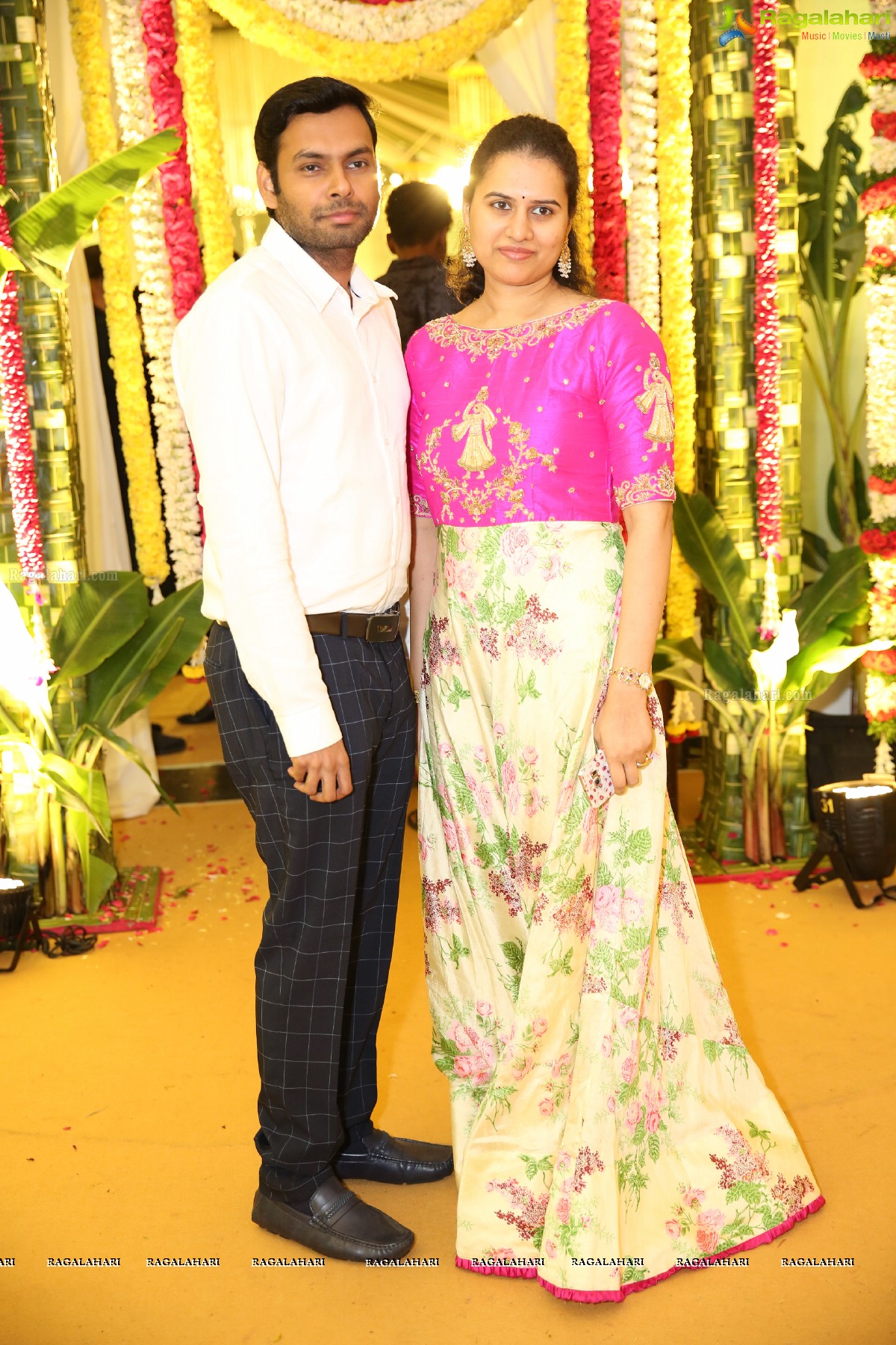 Grand Wedding of Harika with Karteek at N Convention, Hyderabad