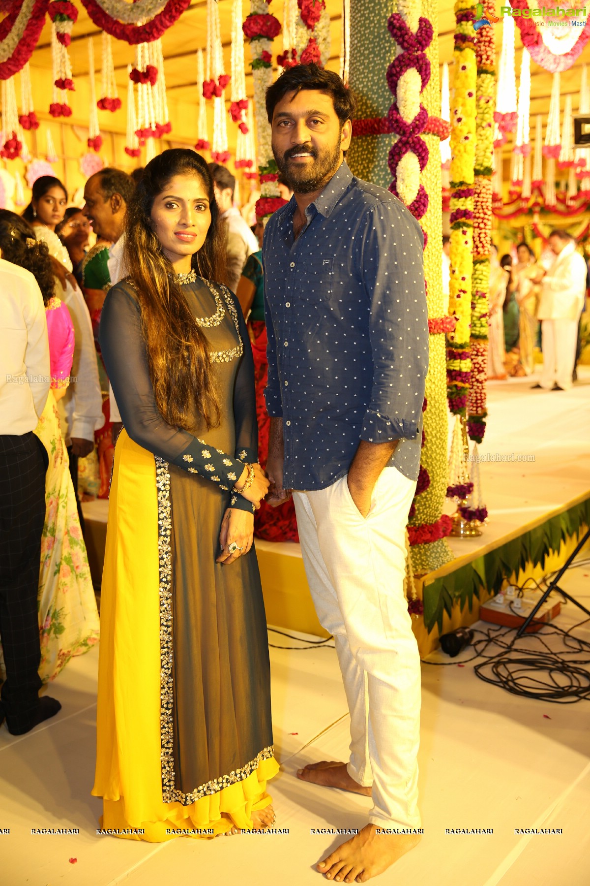 Grand Wedding of Harika with Karteek at N Convention, Hyderabad