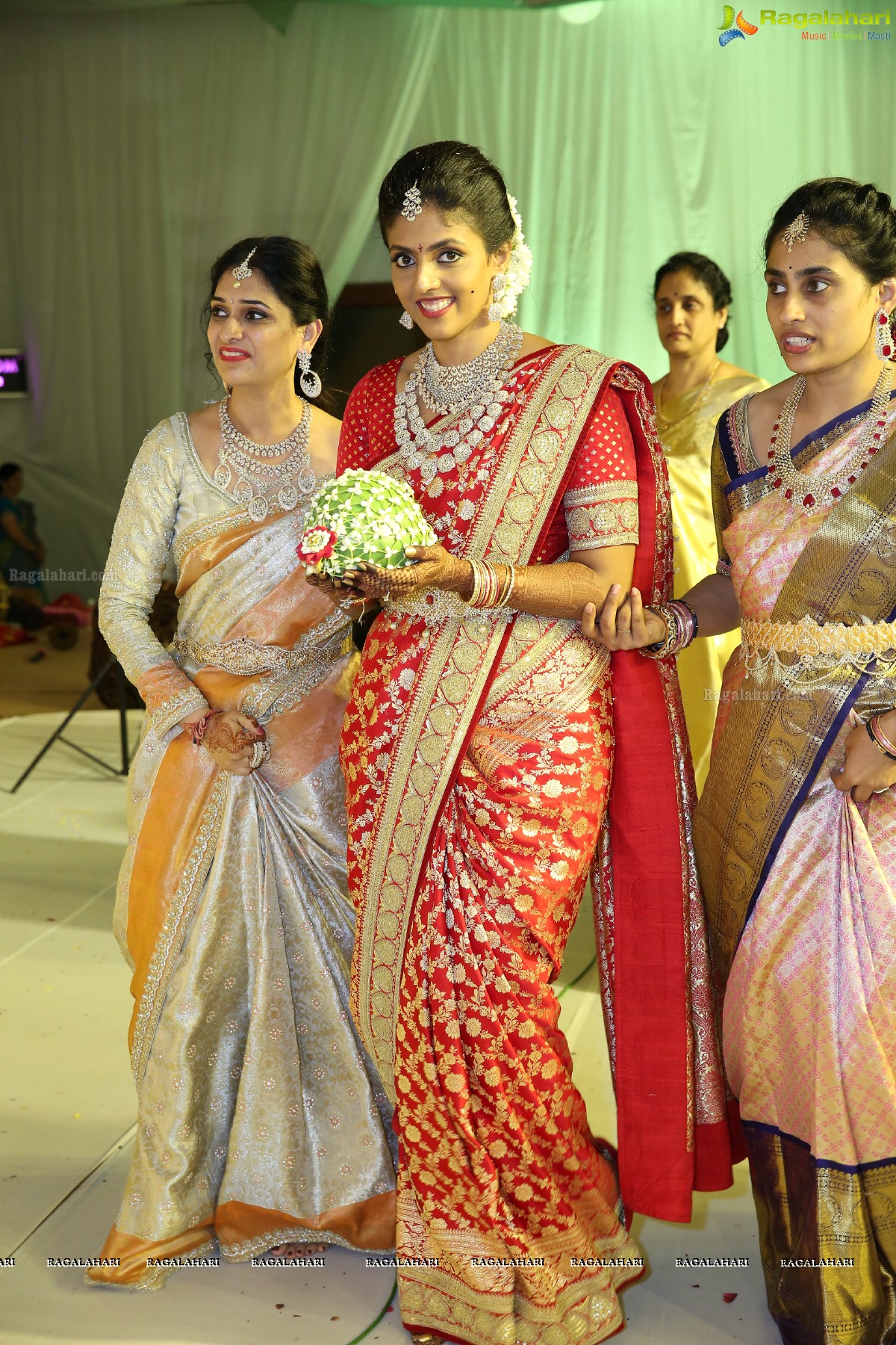 Grand Wedding of Harika with Karteek at N Convention, Hyderabad