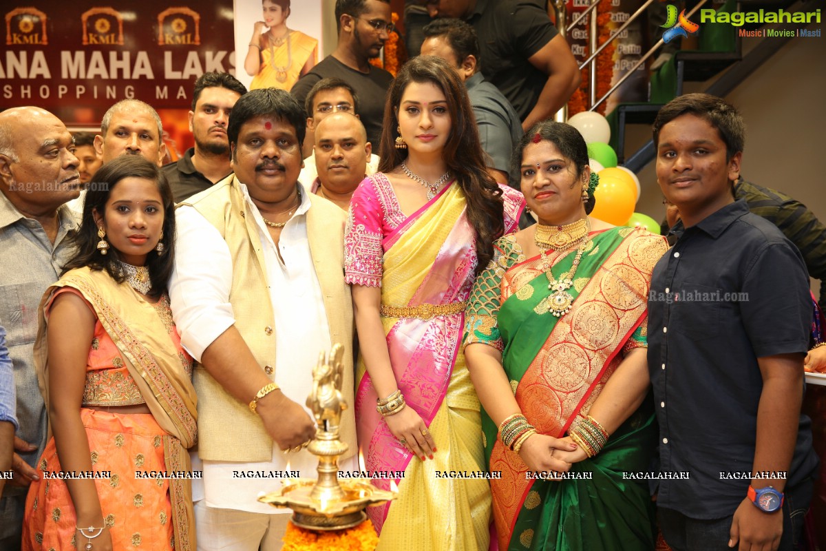 Payal Rajput launches Kalyana Maha Lakshmi Shopping Mall at Kothapet, Hyderabad