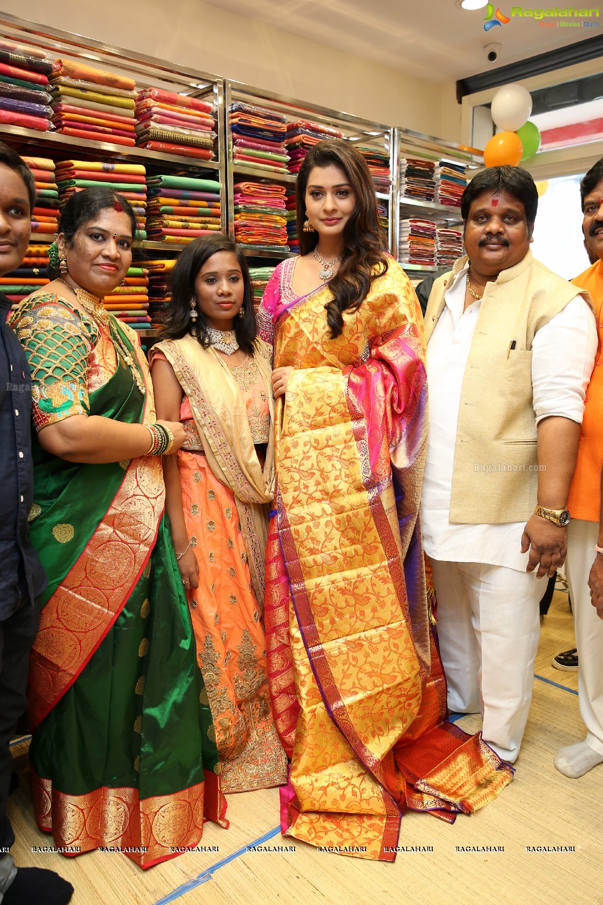 Payal Rajput launches Kalyana Maha Lakshmi Shopping Mall at Kothapet, Hyderabad