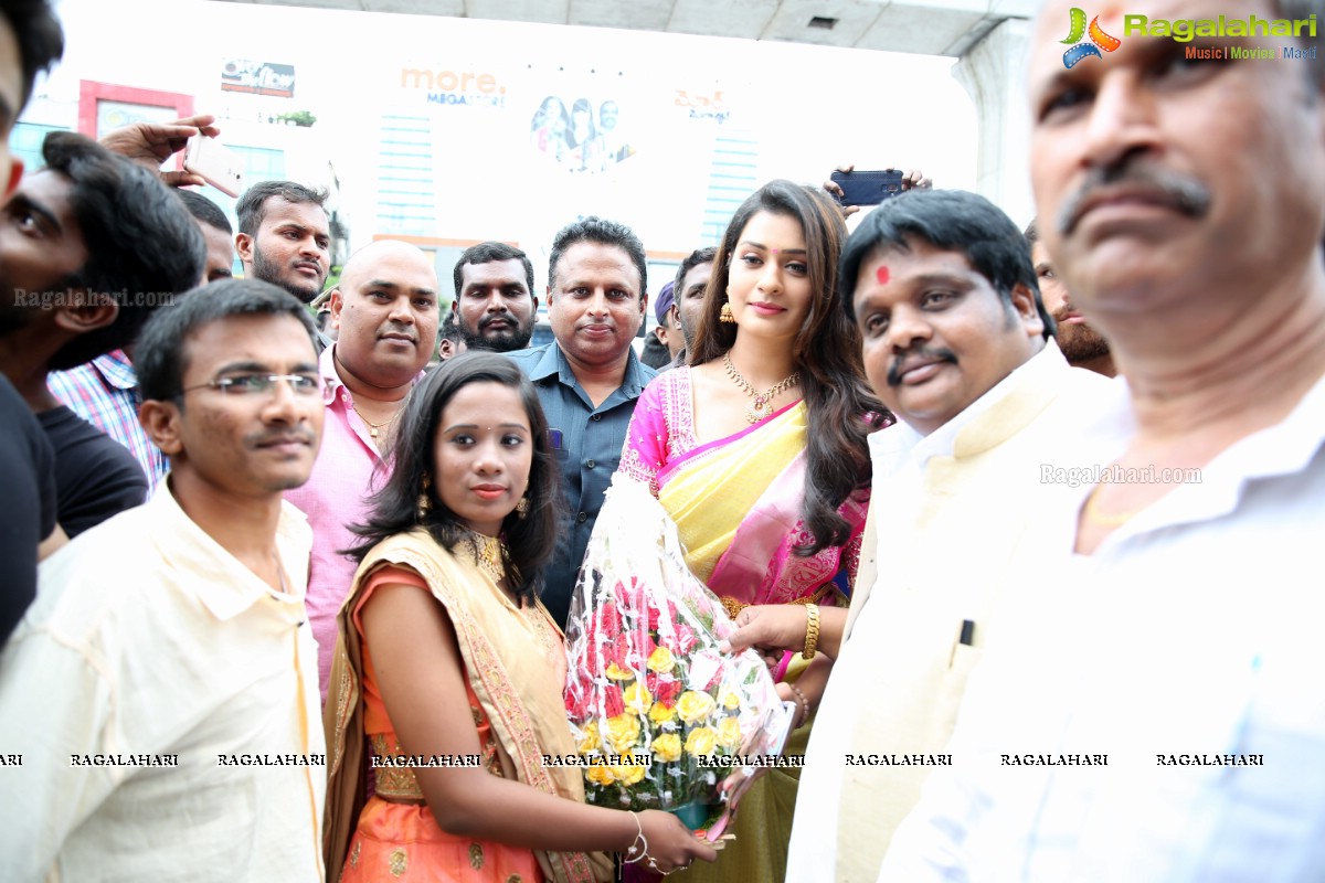 Payal Rajput launches Kalyana Maha Lakshmi Shopping Mall at Kothapet, Hyderabad