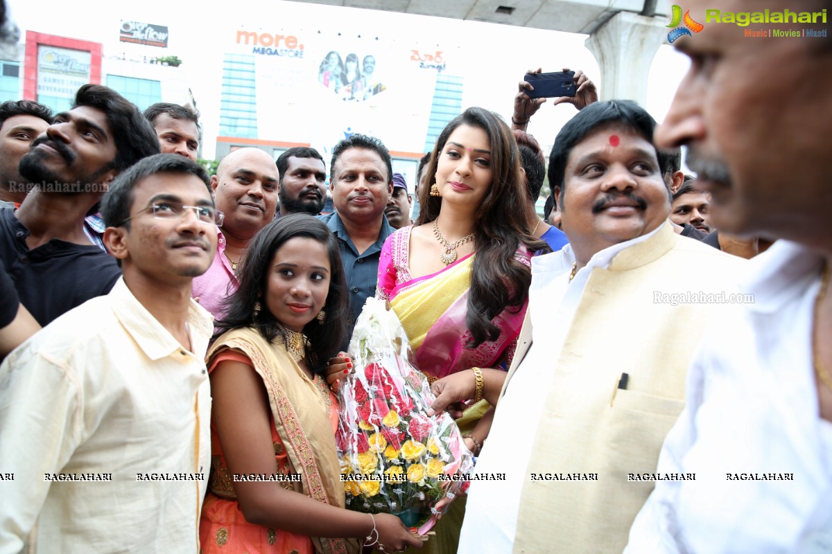 Payal Rajput launches Kalyana Maha Lakshmi Shopping Mall at Kothapet, Hyderabad
