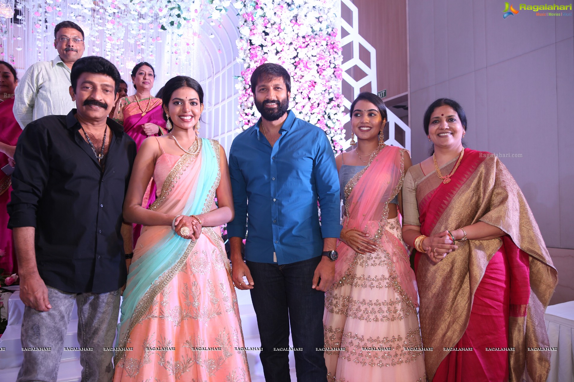 Grand Engagement Ceremony of Karthik with Depthi Sai at Trident, Hyderabad