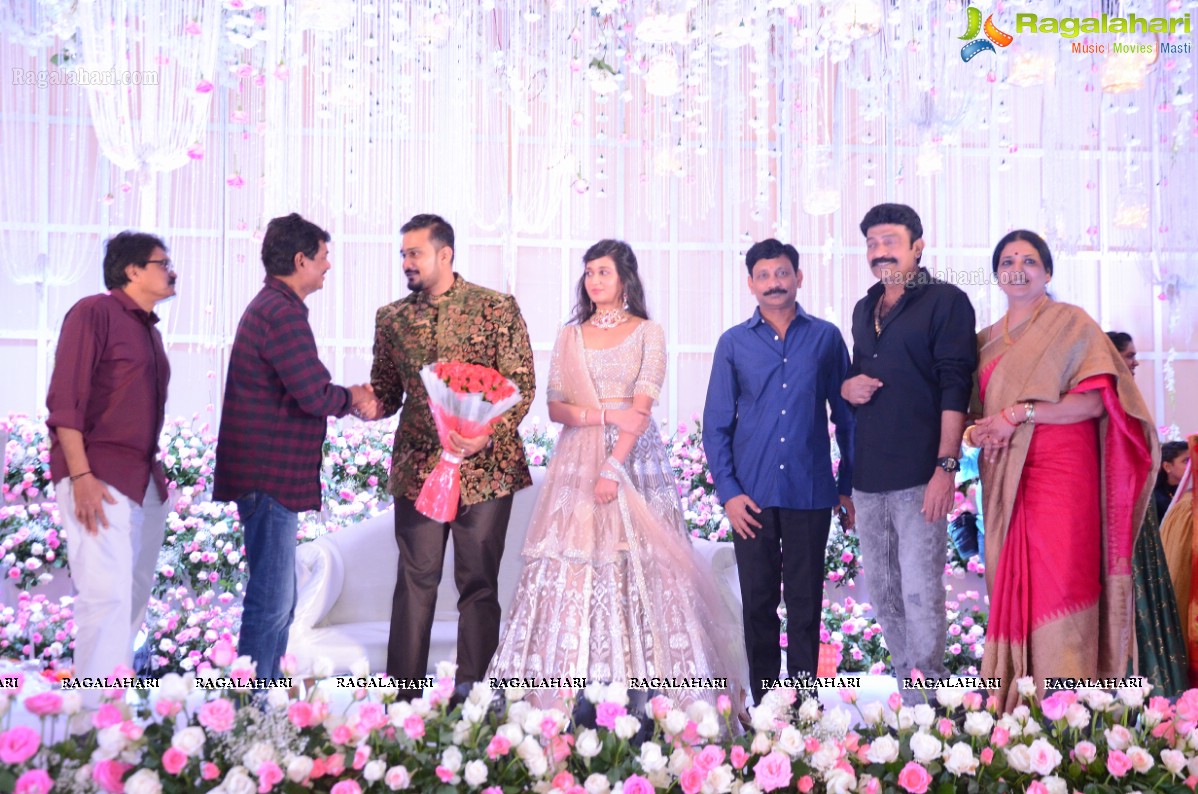 Grand Engagement Ceremony of Karthik with Depthi Sai at Trident, Hyderabad