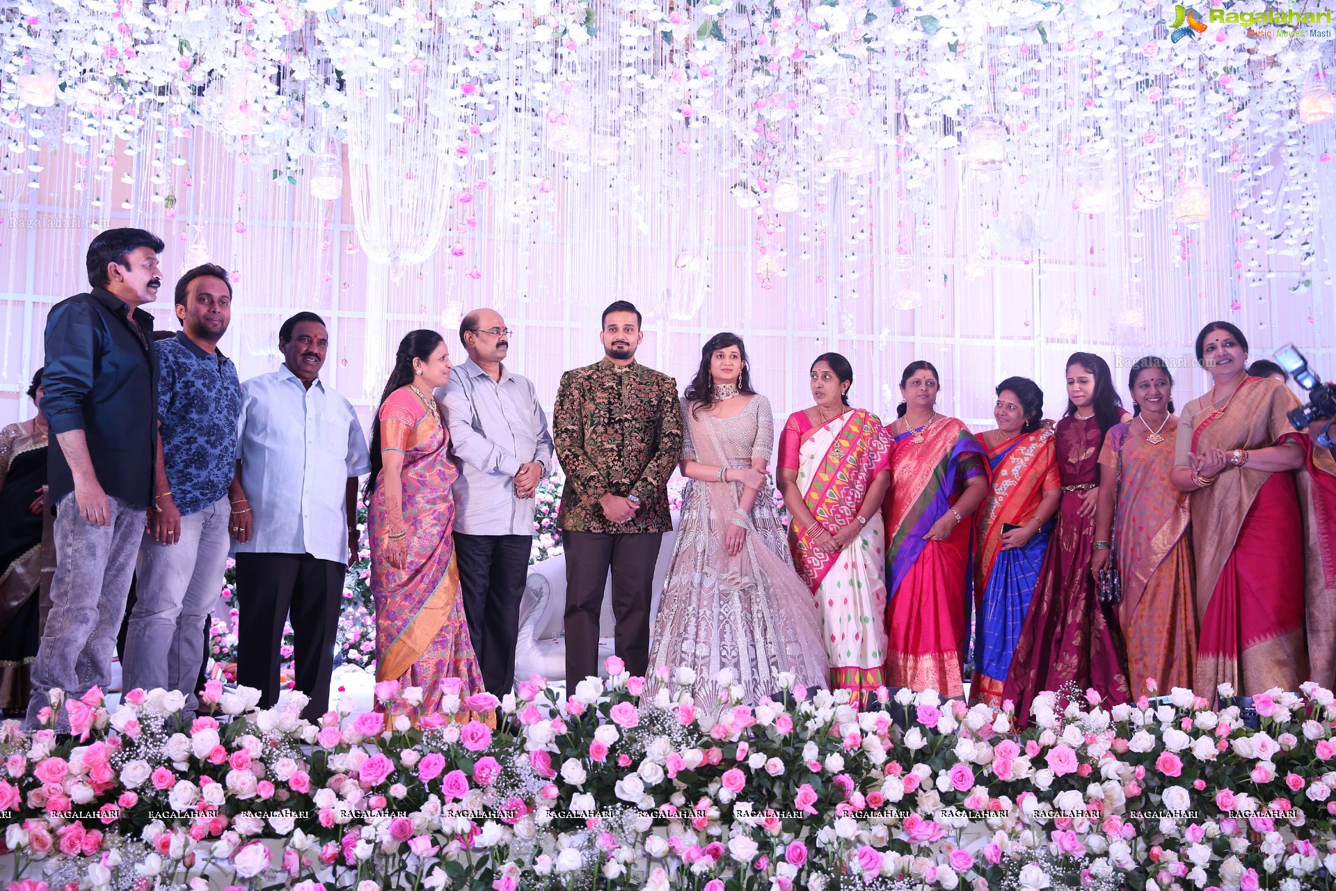 Grand Engagement Ceremony of Karthik with Depthi Sai at Trident, Hyderabad