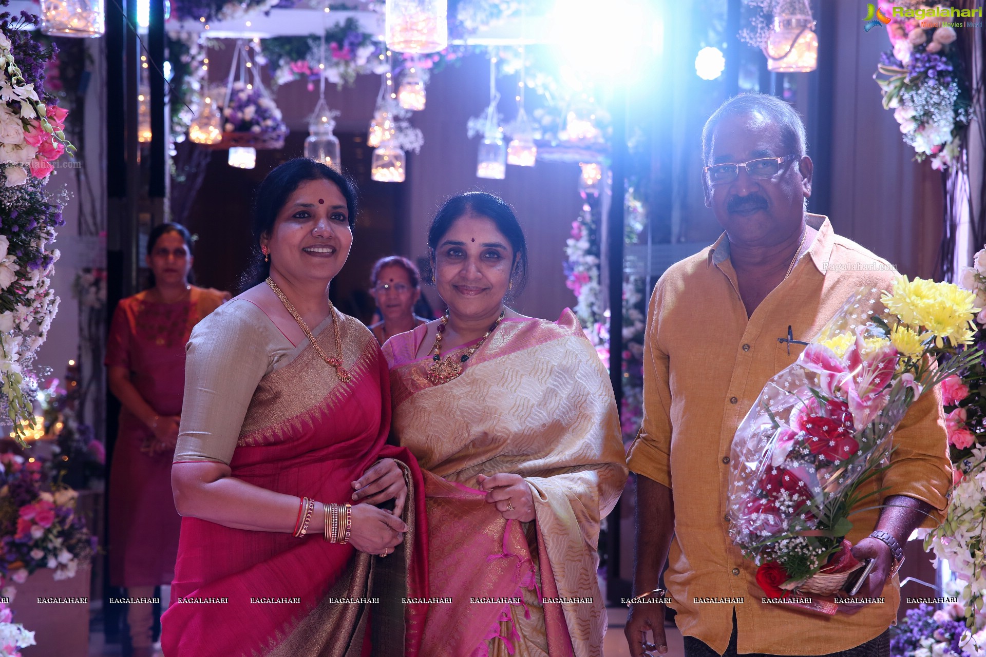 Grand Engagement Ceremony of Karthik with Depthi Sai at Trident, Hyderabad