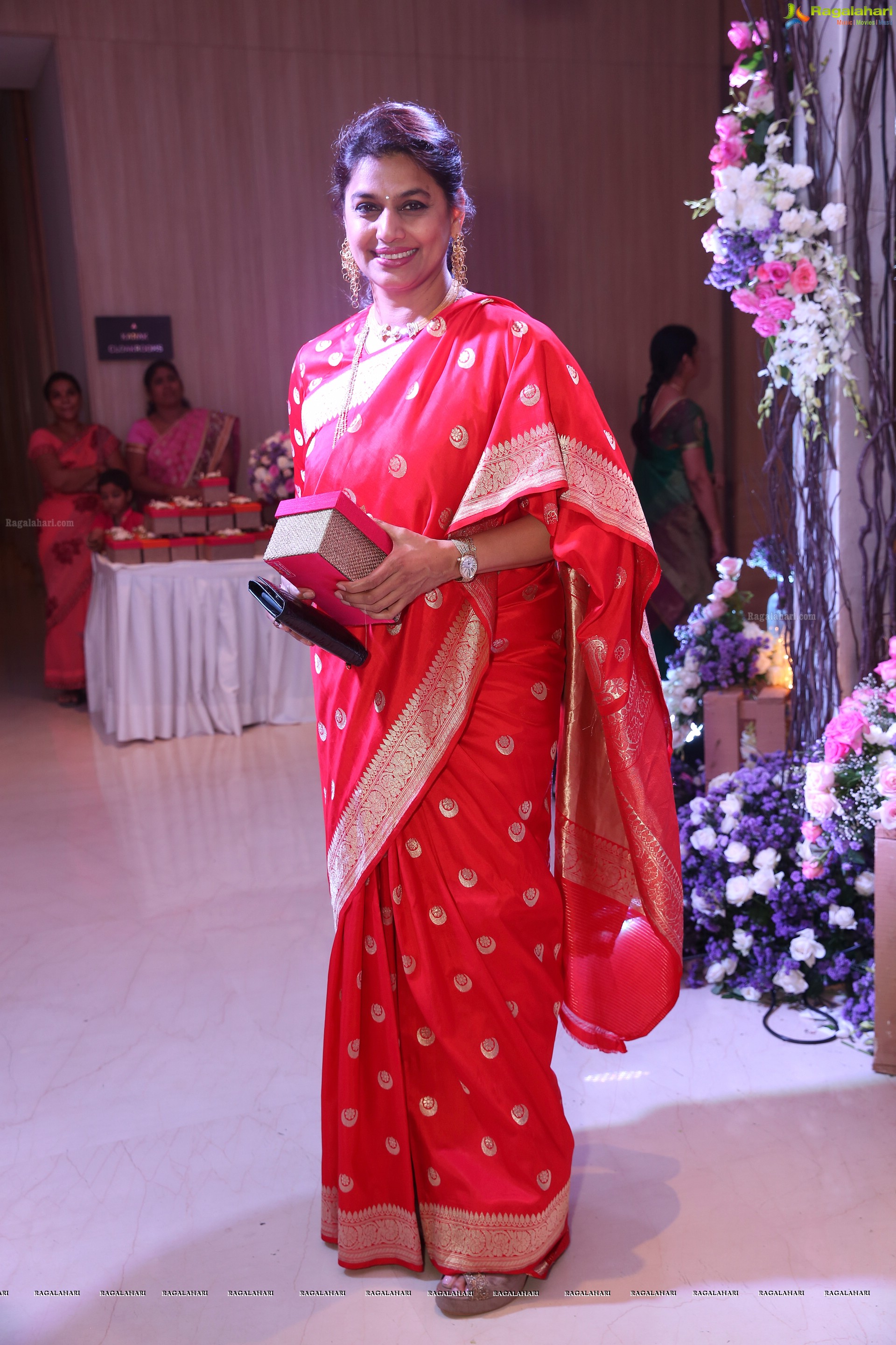 Grand Engagement Ceremony of Karthik with Depthi Sai at Trident, Hyderabad