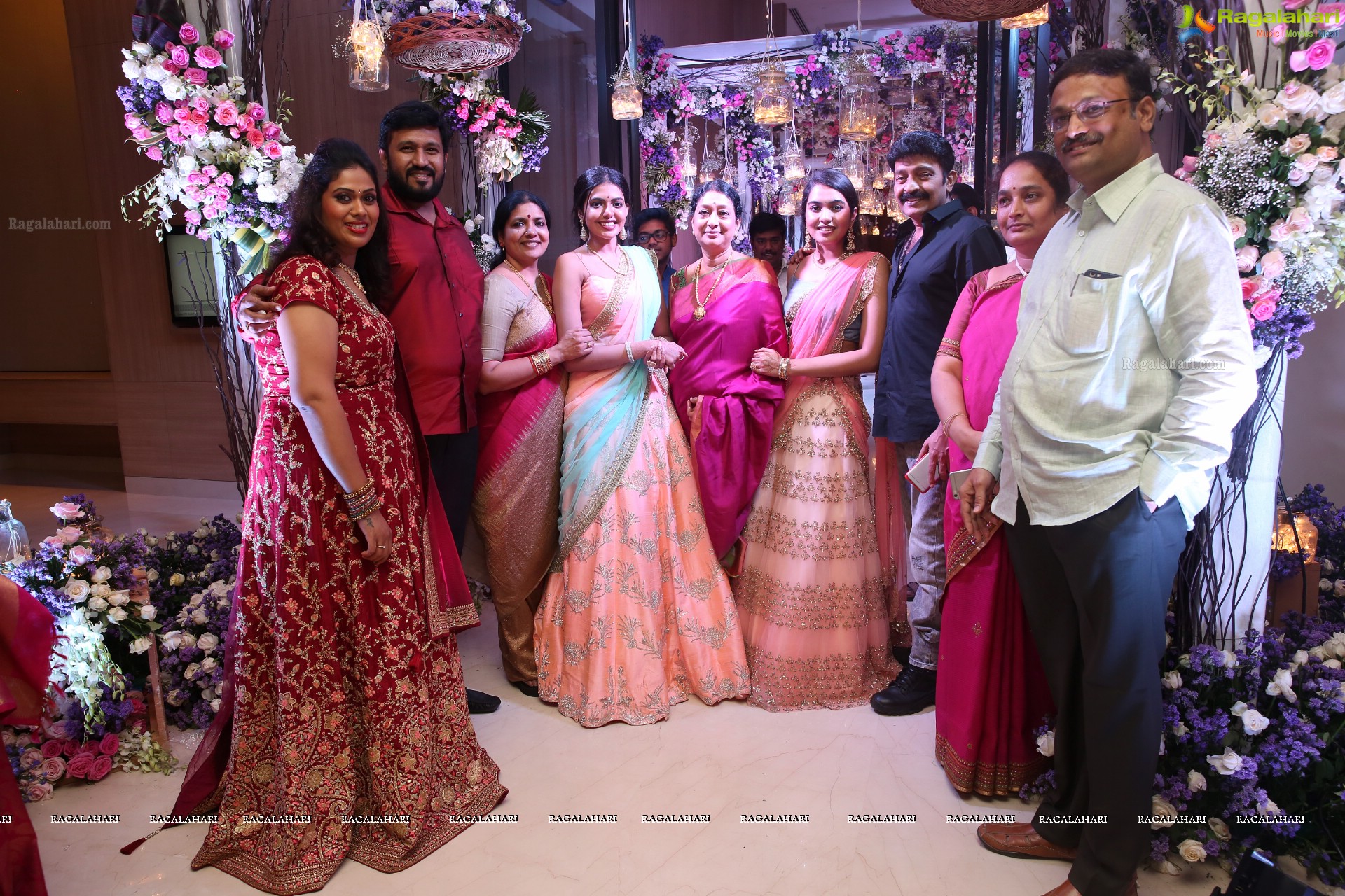 Grand Engagement Ceremony of Karthik with Depthi Sai at Trident, Hyderabad