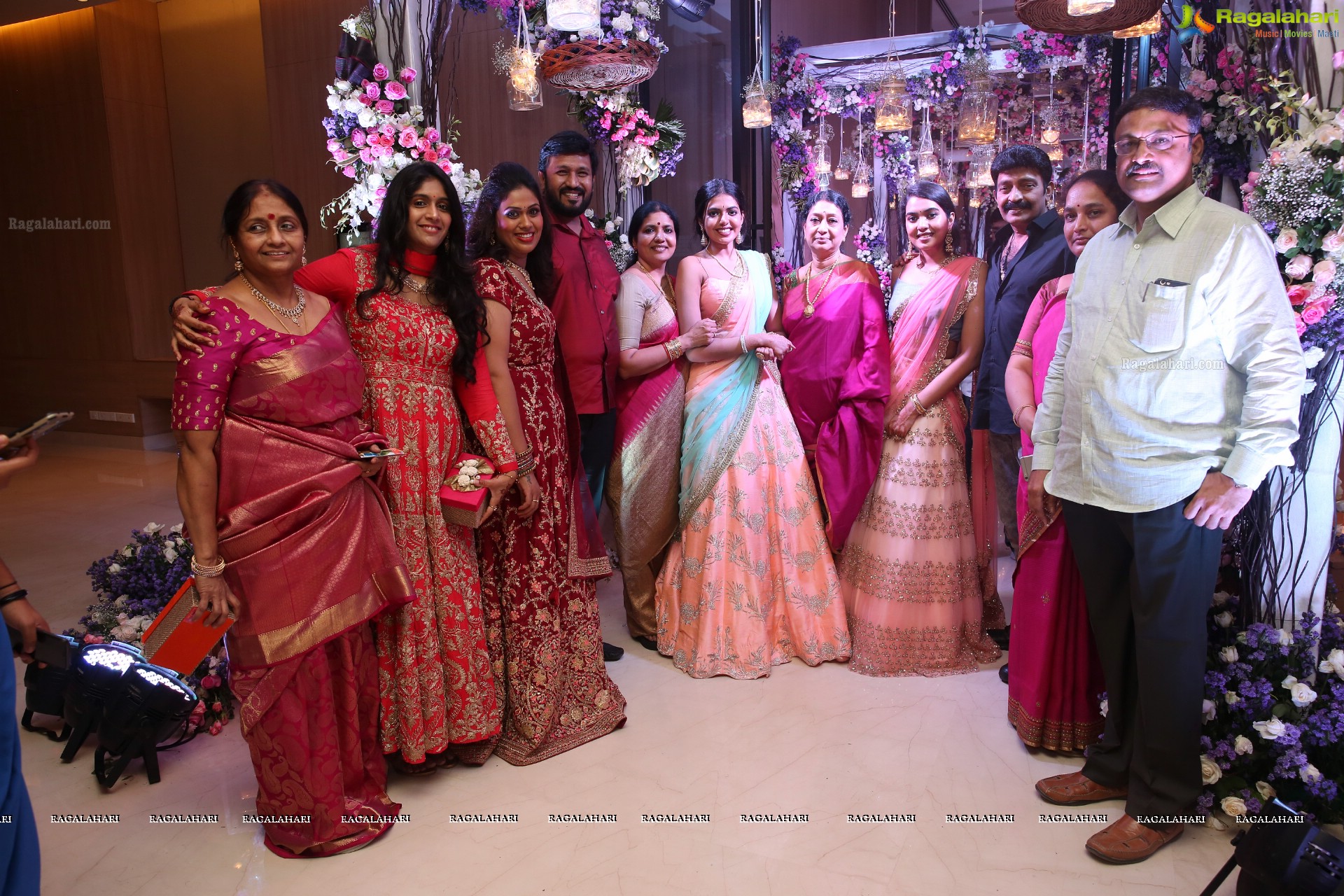 Grand Engagement Ceremony of Karthik with Depthi Sai at Trident, Hyderabad