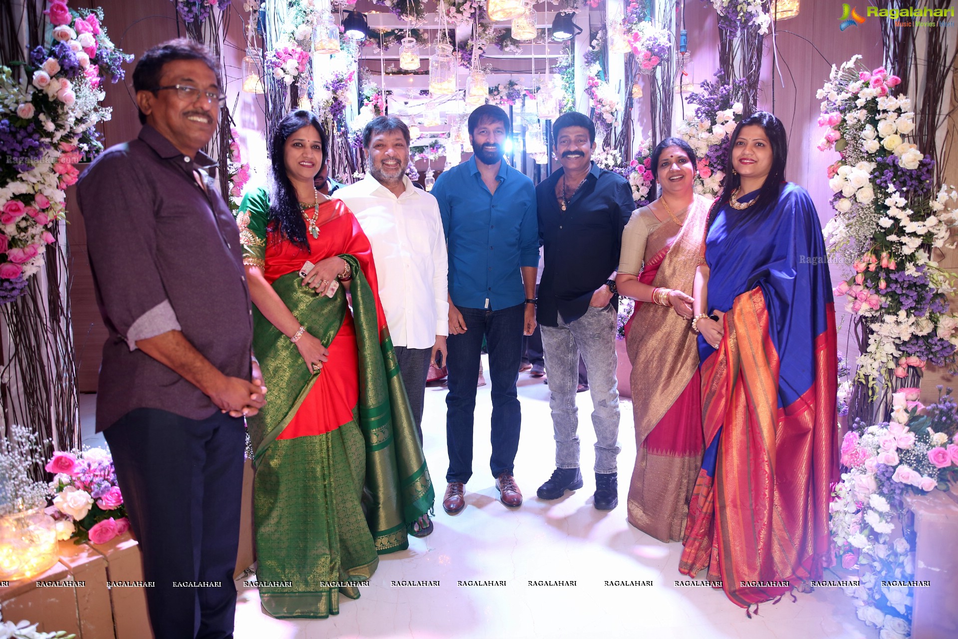 Grand Engagement Ceremony of Karthik with Depthi Sai at Trident, Hyderabad