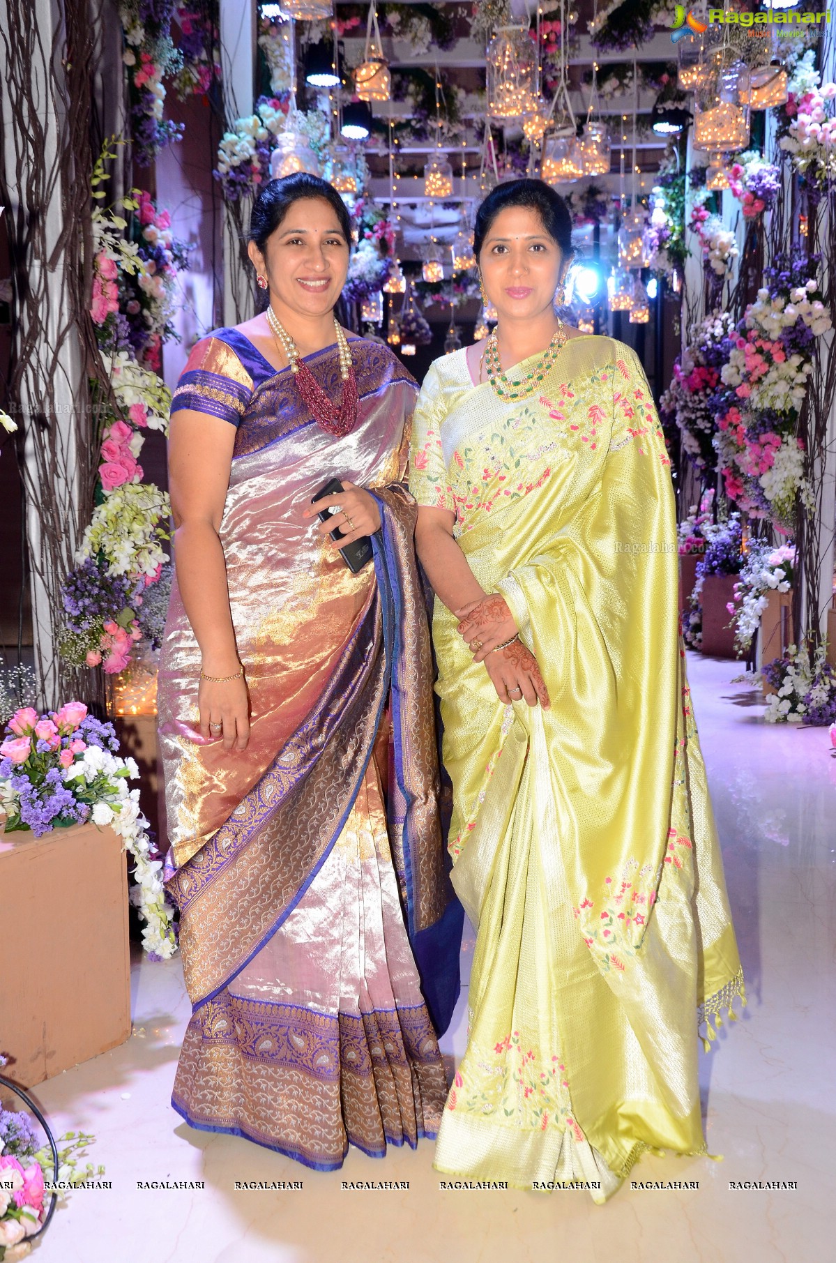 Grand Engagement Ceremony of Karthik with Depthi Sai at Trident, Hyderabad