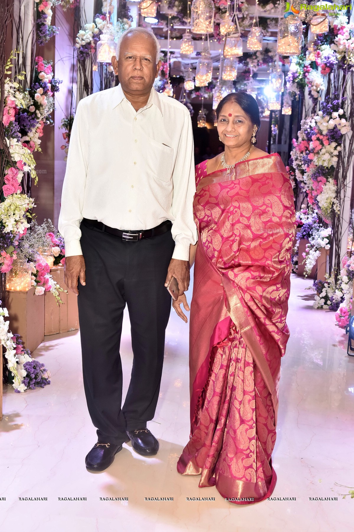 Grand Engagement Ceremony of Karthik with Depthi Sai at Trident, Hyderabad
