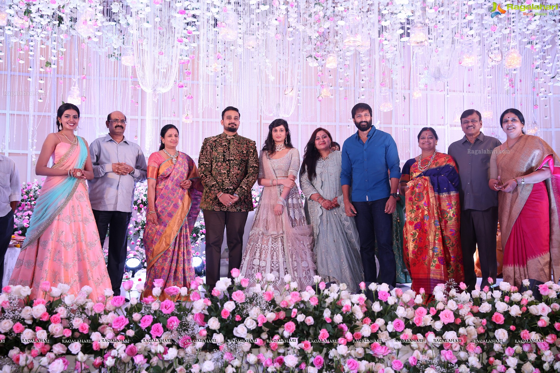 Grand Engagement Ceremony of Karthik with Depthi Sai at Trident, Hyderabad