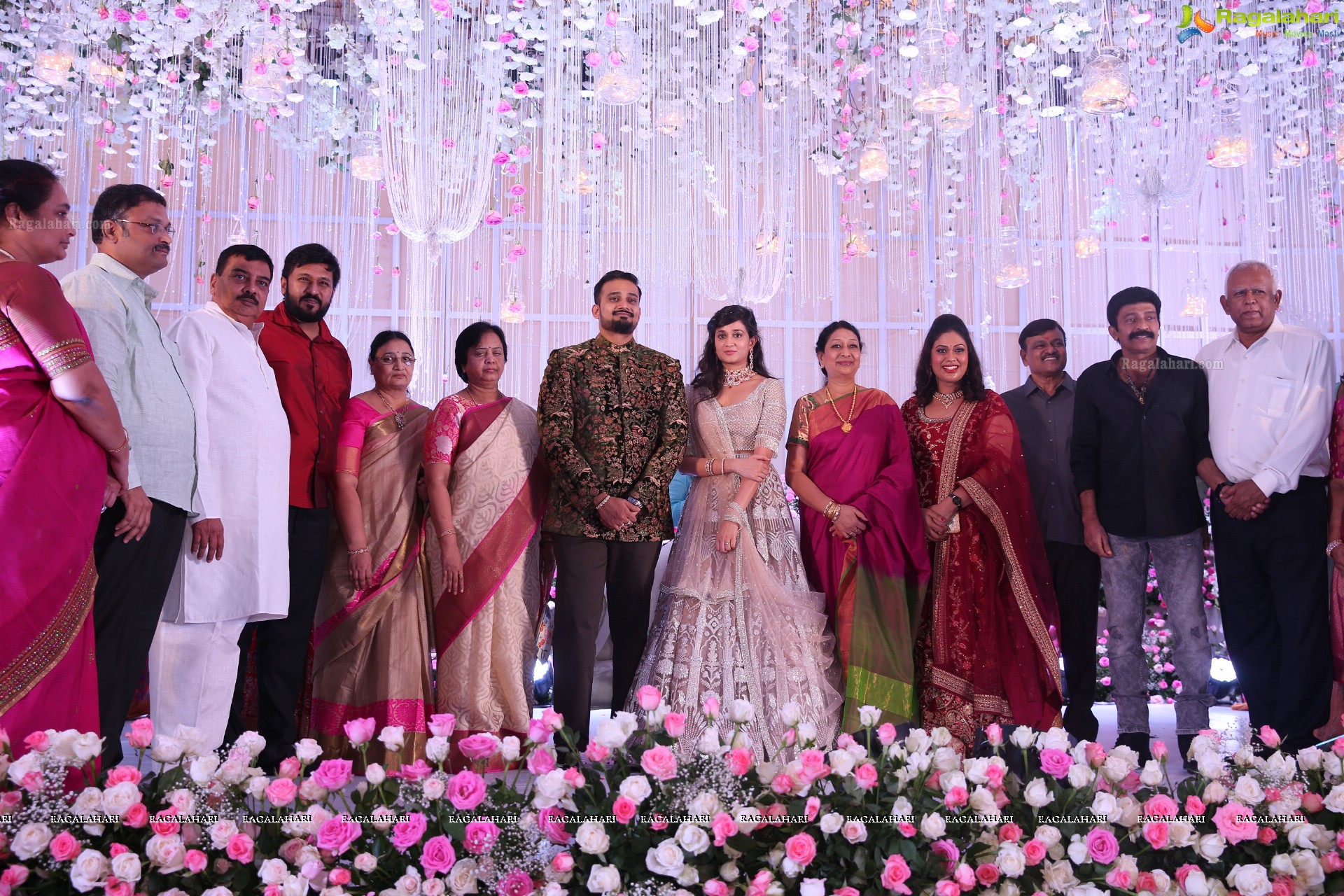 Grand Engagement Ceremony of Karthik with Depthi Sai at Trident, Hyderabad