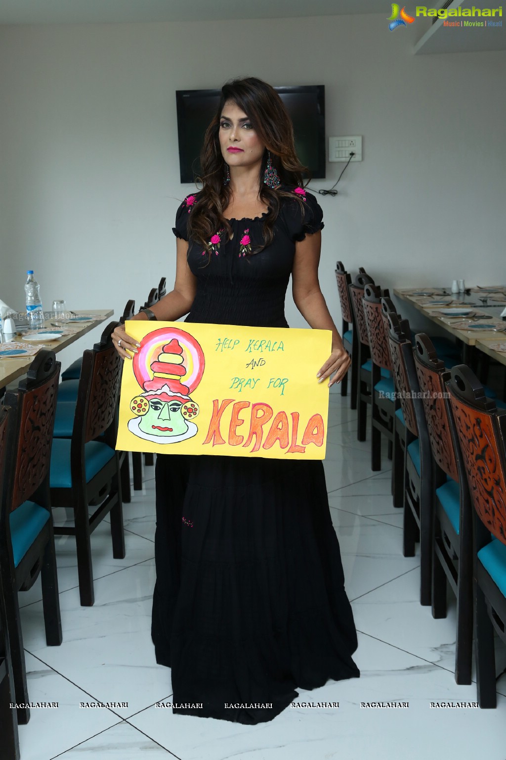 Queens Lounge - Hats Off to The Real Heroes at Kerala Floods Event by Sneha Chowdary at A'La Liberty, Hyderabad