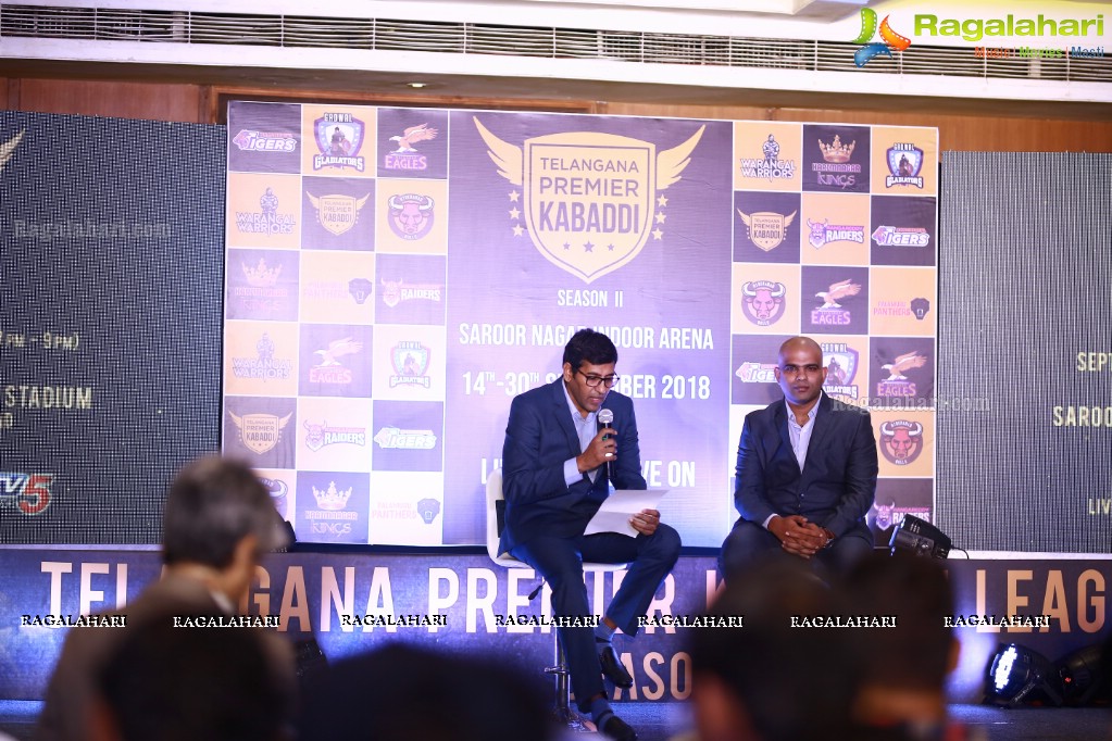 Telangana Premier Kabaddi League - Season 2 Launch @ Hotel Green Park