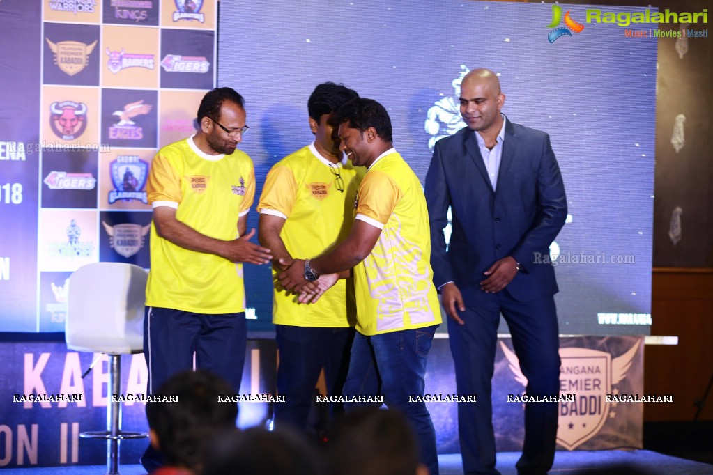 Telangana Premier Kabaddi League - Season 2 Launch @ Hotel Green Park