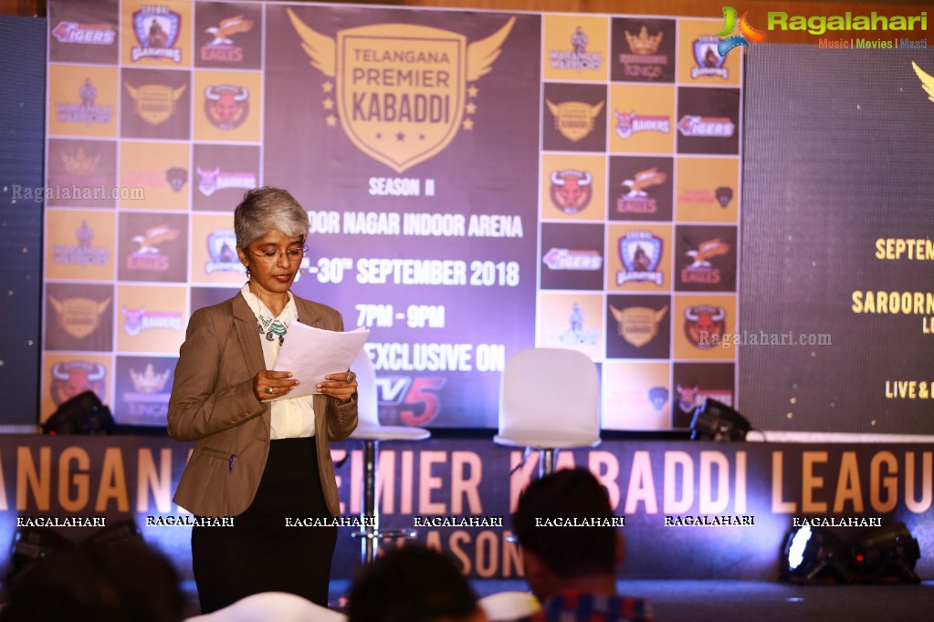 Telangana Premier Kabaddi League - Season 2 Launch @ Hotel Green Park