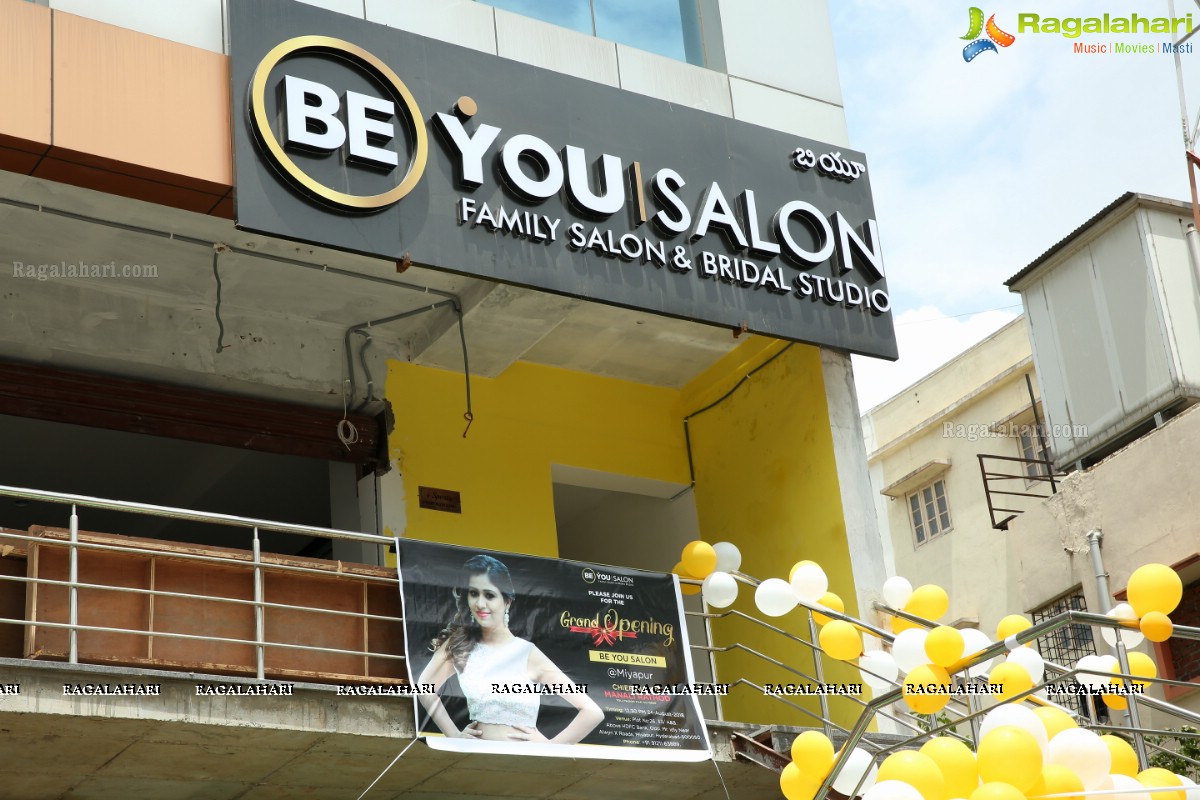 BE YOU Family Salon & Bridal Studio Launched by Actress Manali Rathod