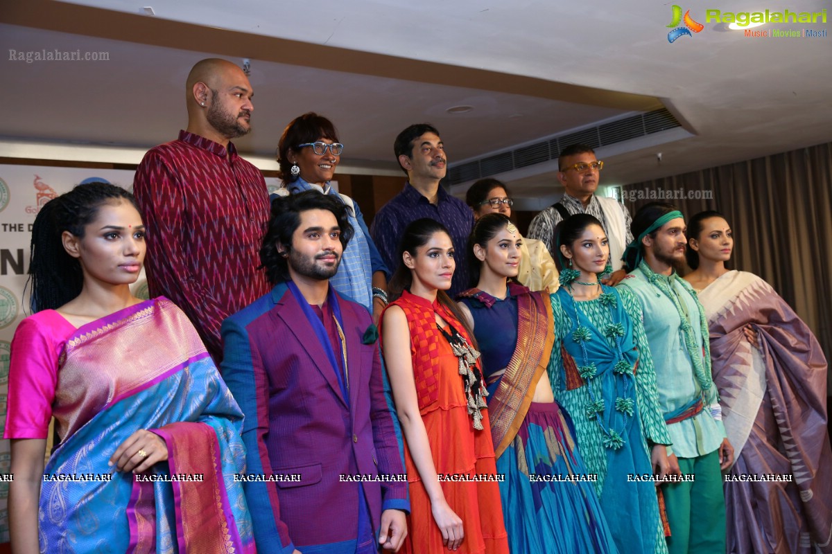 Press Meet & Fashion Show Announcing 'National Handloom Day 2018' at The Plaza Hotel