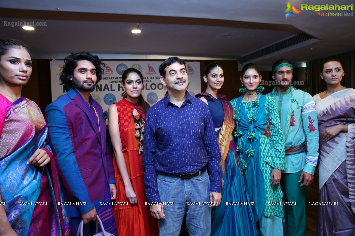 Press Meet & Fashion Show Announcing 'National Handloom Day 2018' at The Plaza Hotel