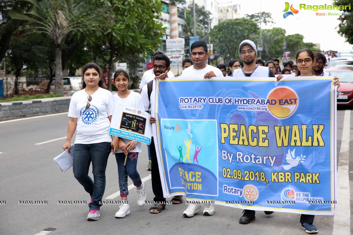 Peace Walk by Rotary International, Dist-3150 at KBR Park