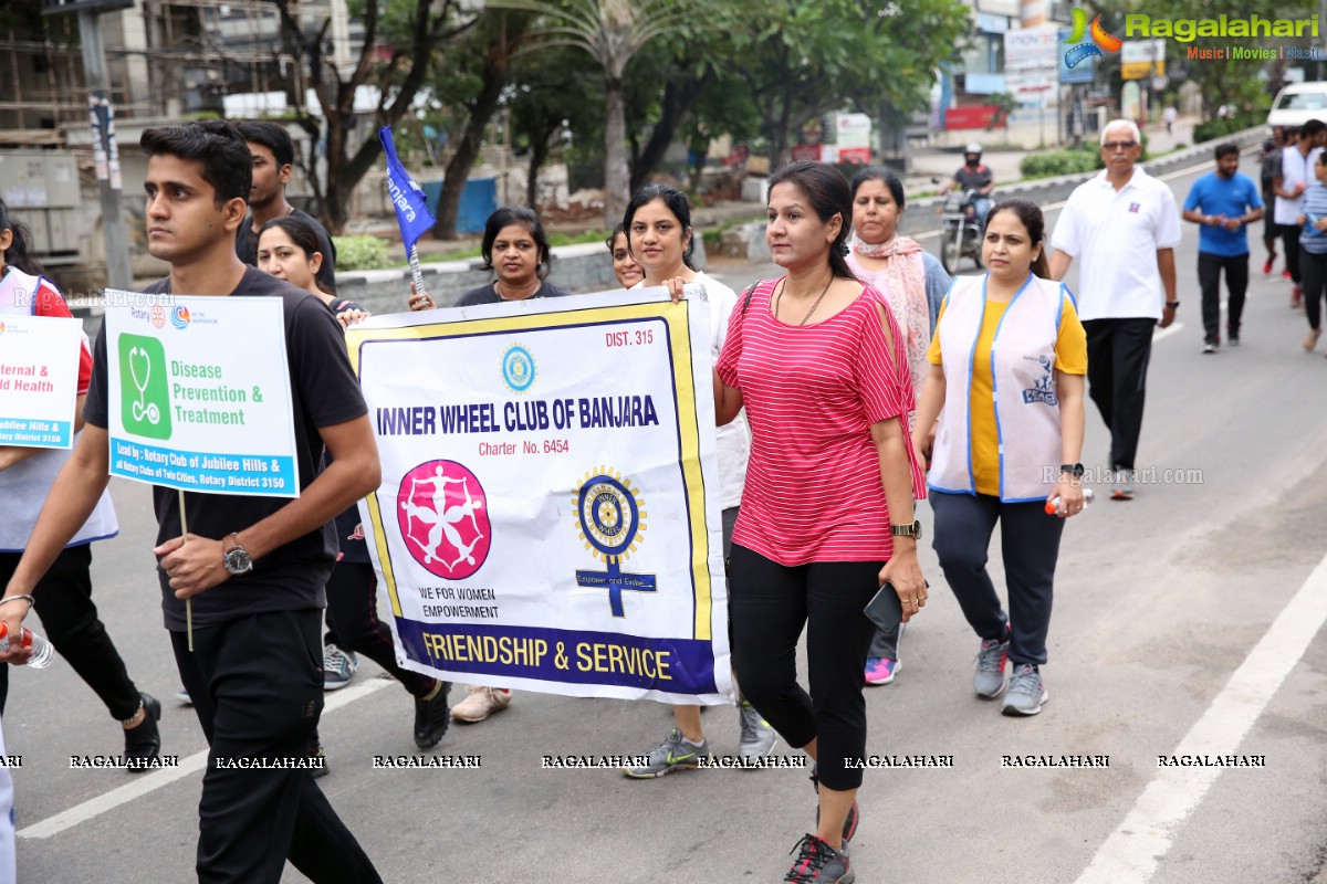 Peace Walk by Rotary International, Dist-3150 at KBR Park