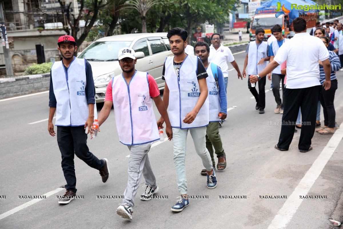 Peace Walk by Rotary International, Dist-3150 at KBR Park